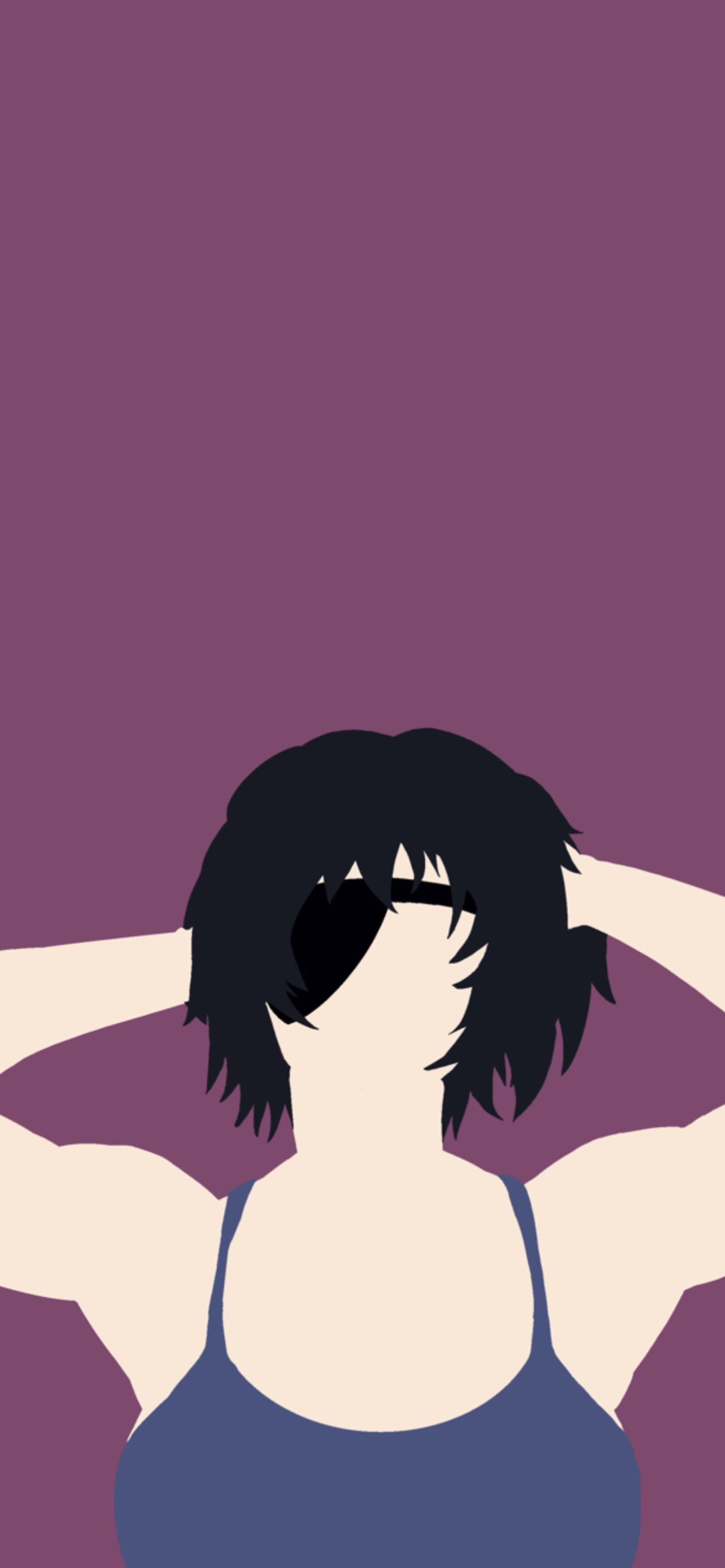 1284x2778 Minimalist Anime Phone Wallpaper and iPhone Background: Free HD Download