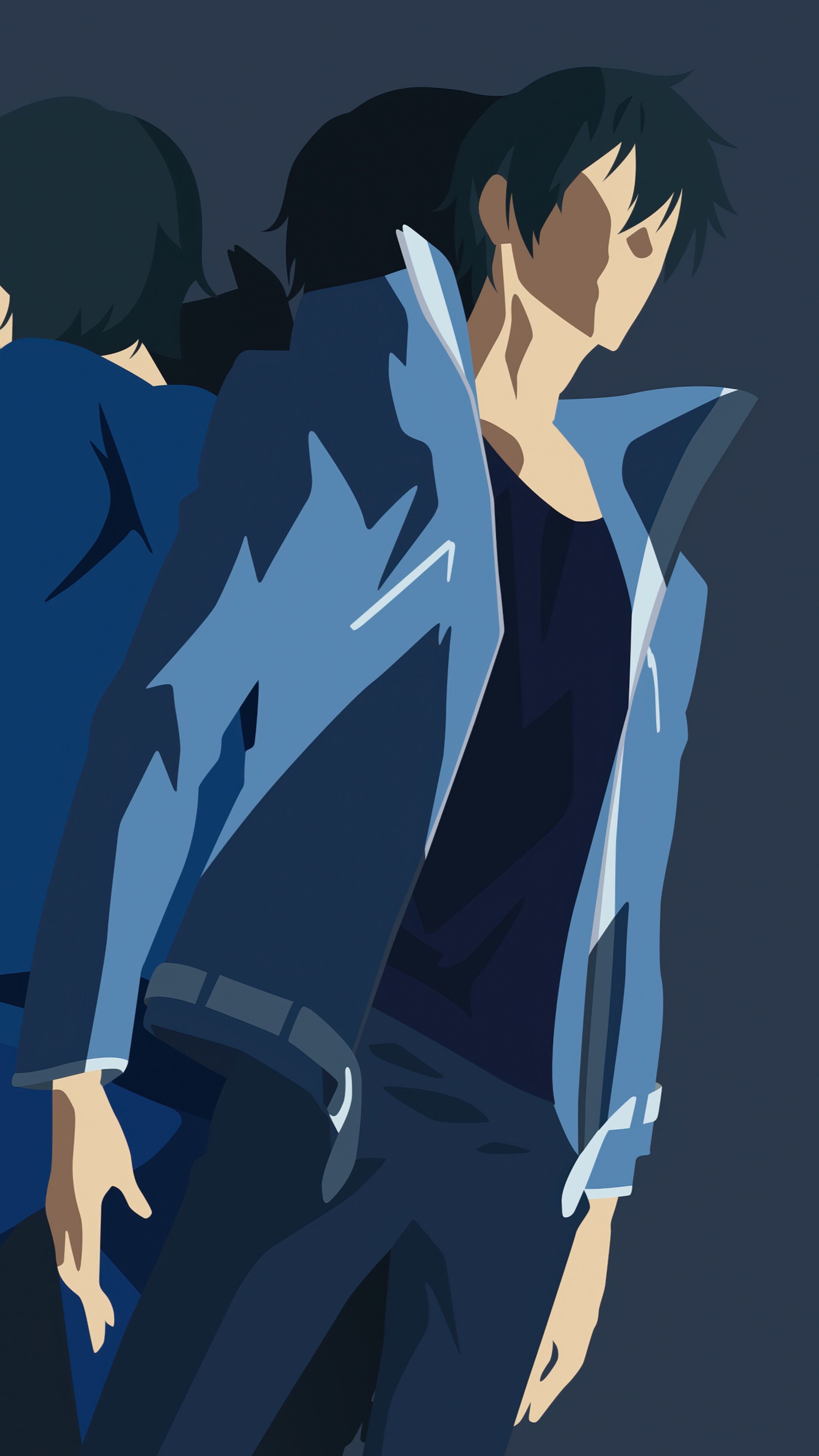 2160x3840 Sung Jinwoo Solo Leveling Minimalist 4K Wallpaper iPhone HD Phone b