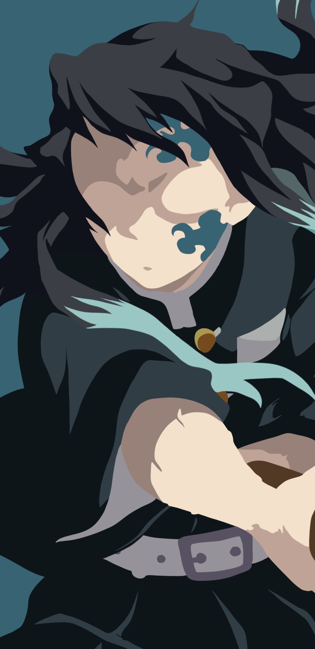 1080x2220 Phone wallpaper: Anime, Demon Slayer: Kimetsu No Yaiba, Minimalist, Kimetsu No Yaiba, Muichiro Tokito 1409735