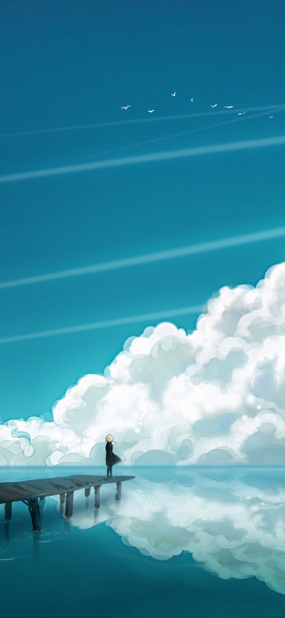 1080x2340 Anime Minimalist Mobile Wallpaper