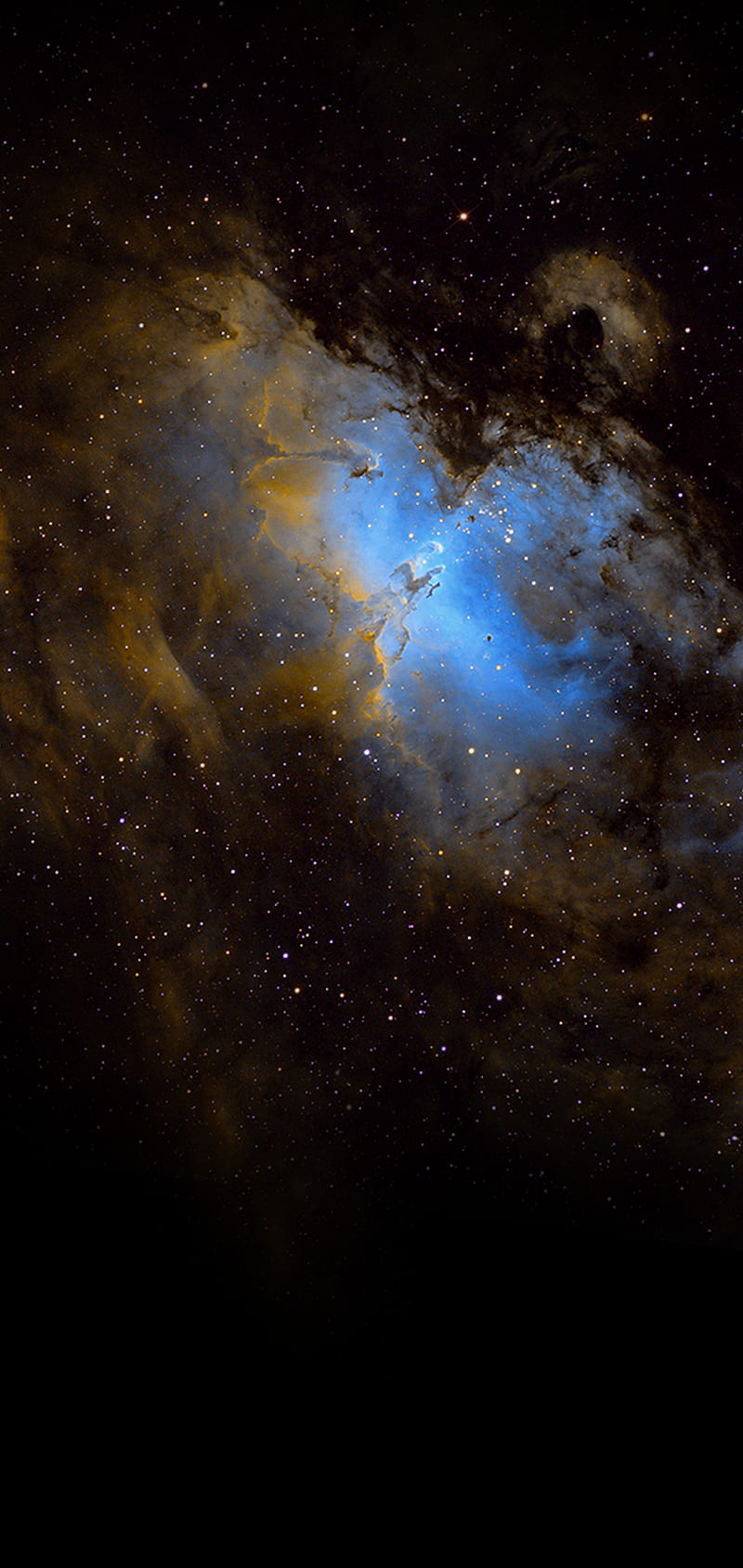800x1689 Vivo ZTE Nubia X, space, galaxy, star, night, stars, HD phone wallpaper