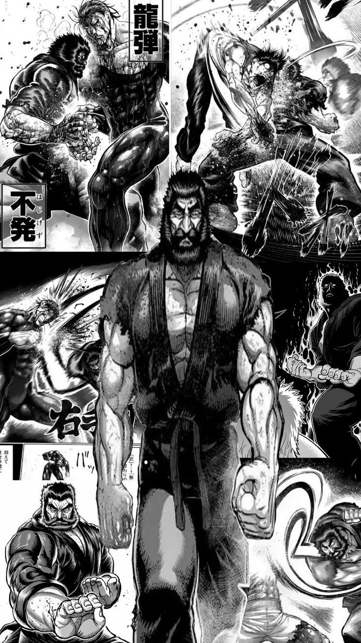 736x1308 Kengan Wallpaper kuroki gensai