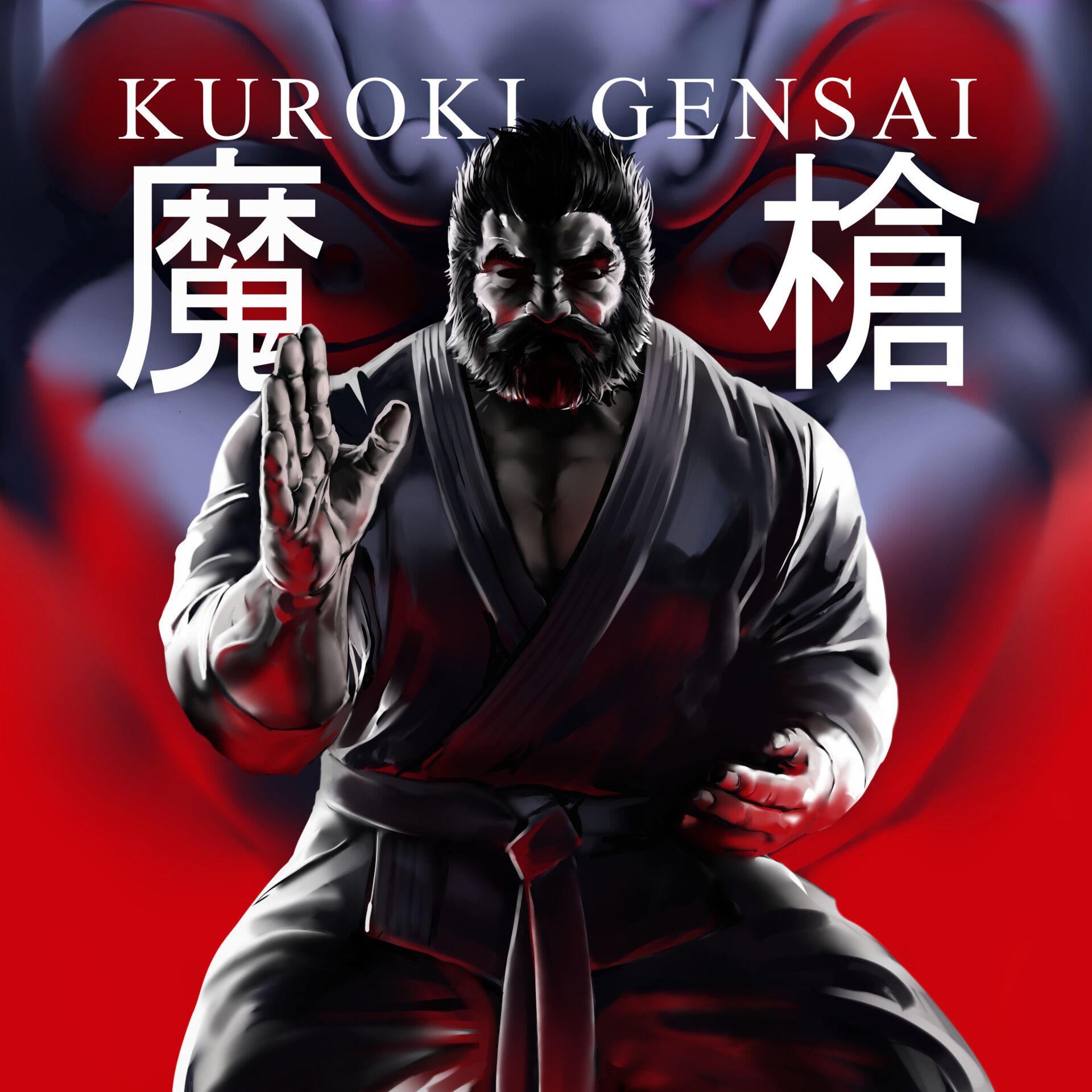 1920x1920 Kuroki Gensai from Kengan Omega