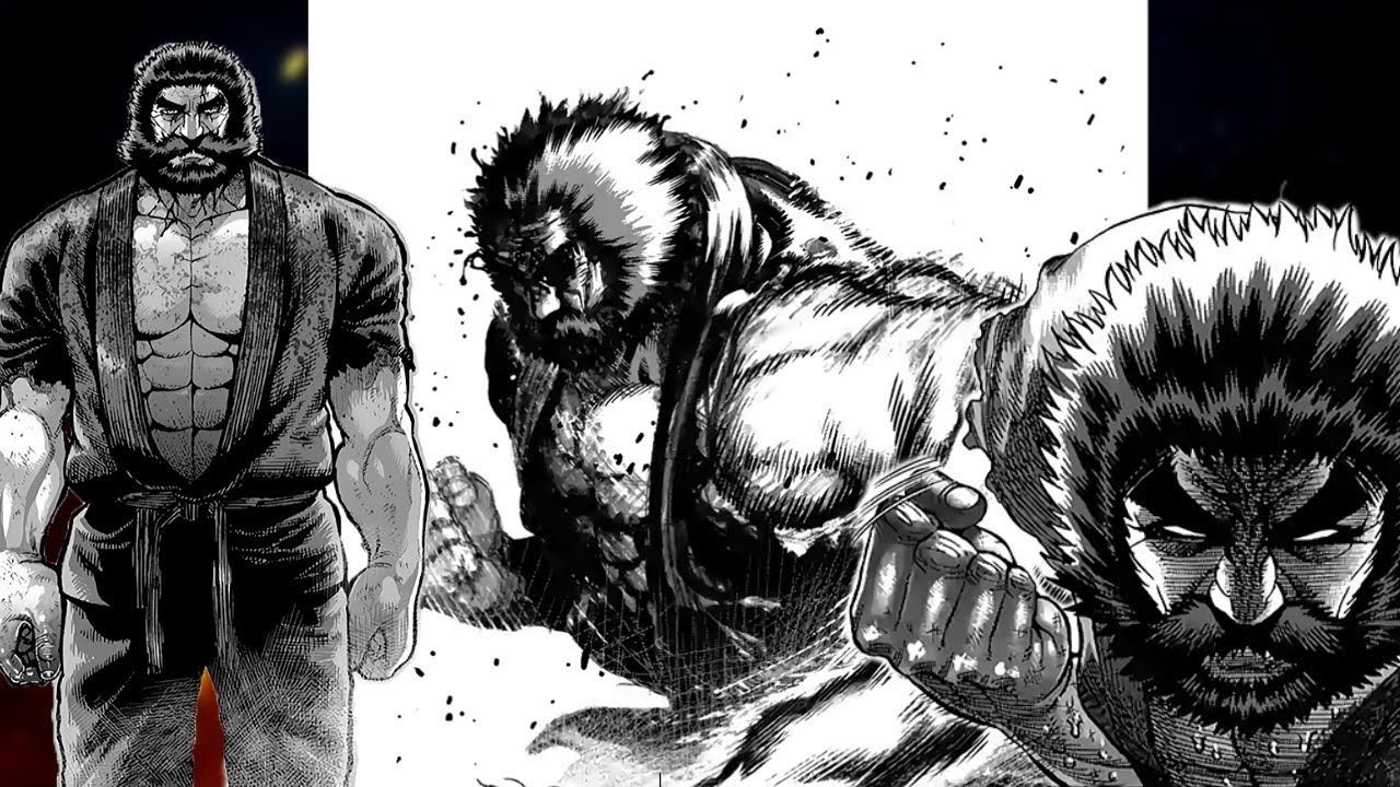 1280x720 Kengan Ashura: Kuroki Gensai the Devil Lance Fights and History