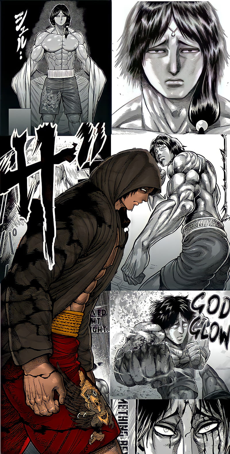 800x1578 Gaolang, ashura, kengan, manga, boxeo, anime, omega, HD phone wallpaper