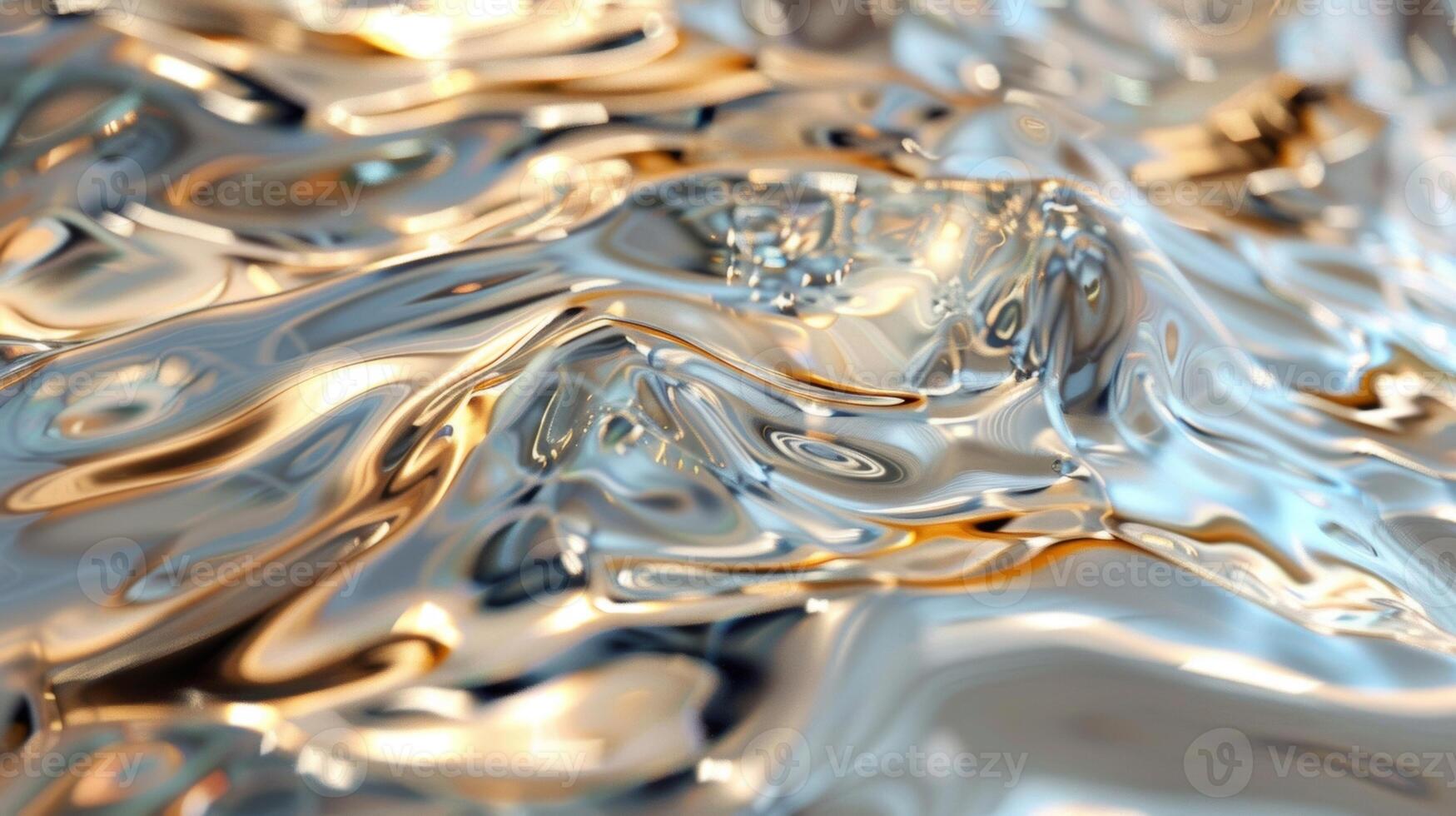 1749x980 Liquid Glass The texture of a reflective mirror surface appears smooth and fluid like a pool of molten glass