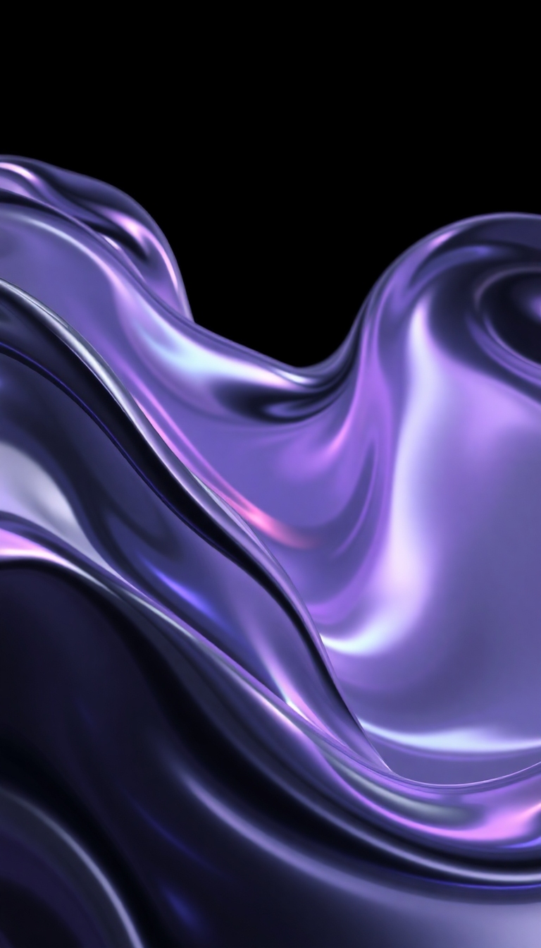 768x1344 Free HD Liquid Glass Wallpaper