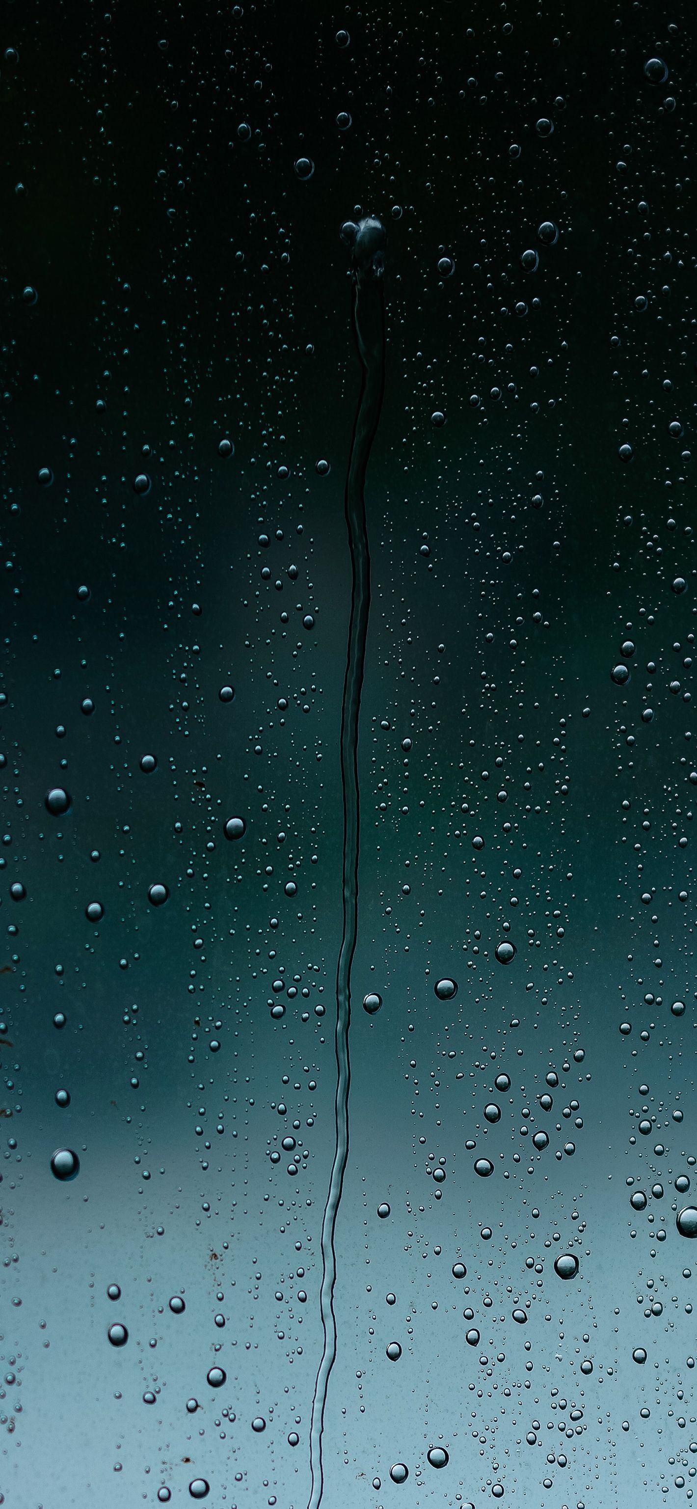 1420x3073 Wallpaper Rain, Liquid, Water, Fluid, Tints and Shades, Background Free Image
