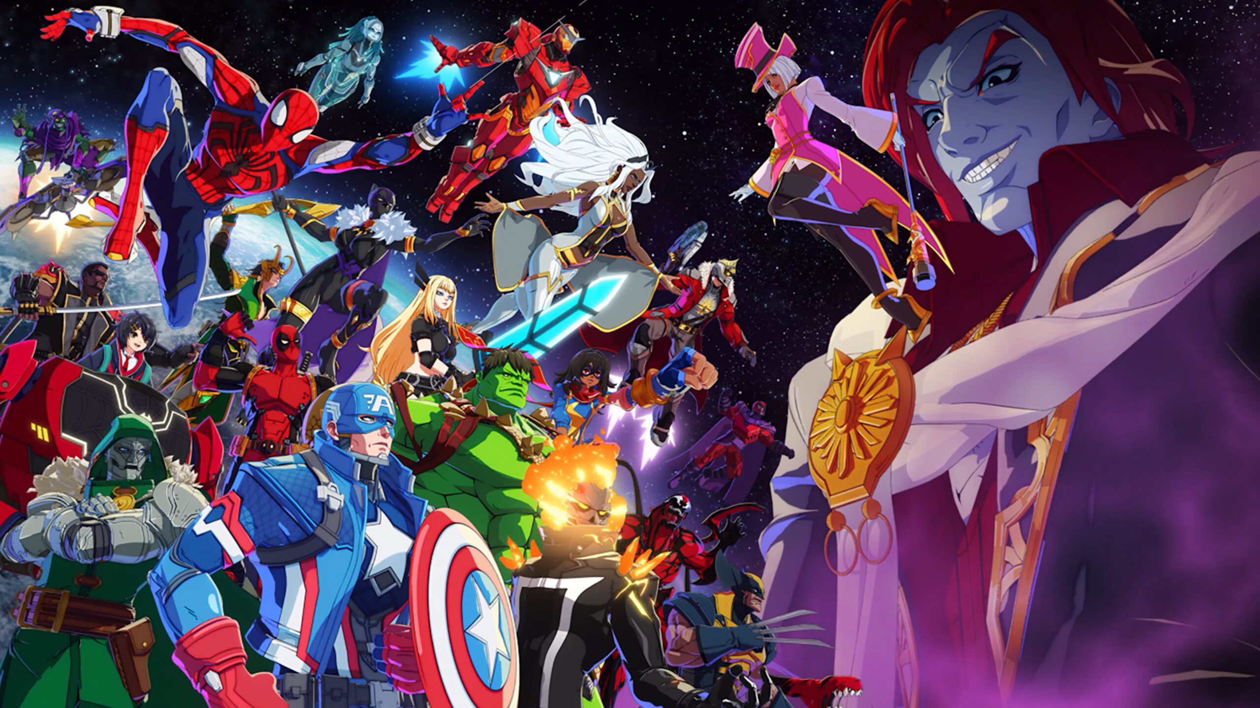 2560x1440 Marvel Tōkon: Fighting Souls Openings Channels the Glory Days of Early 2000s Anime