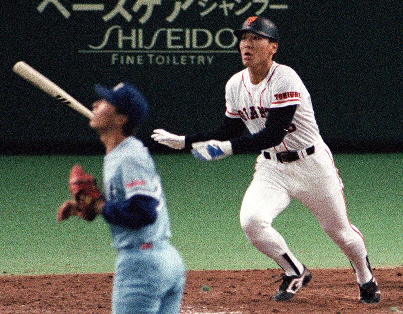 1400x1093 Player Spotlight: Hideki Matsui. Hideki Matsui in the 2009 World Series.