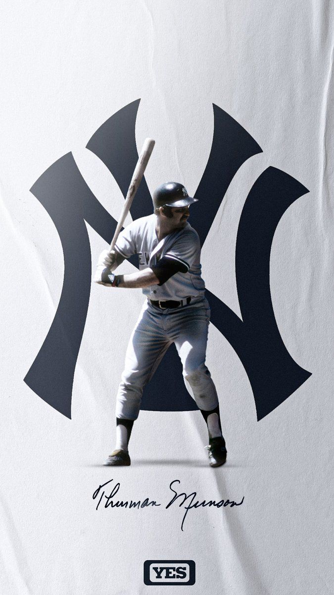 675x1200 YESwallpaperweek continues with the great No. Thurman Munson