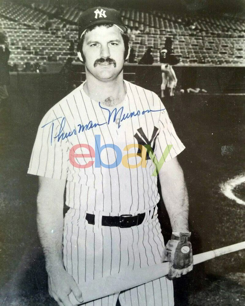 800x1000 Thurman Munson Signed Photo 8x Yankee Autographed reprint