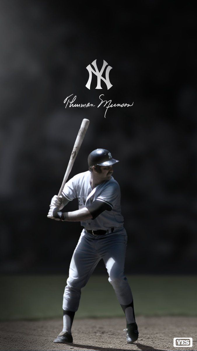 675x1200 YESwallpaperweek continues with the great No. Thurman Munson