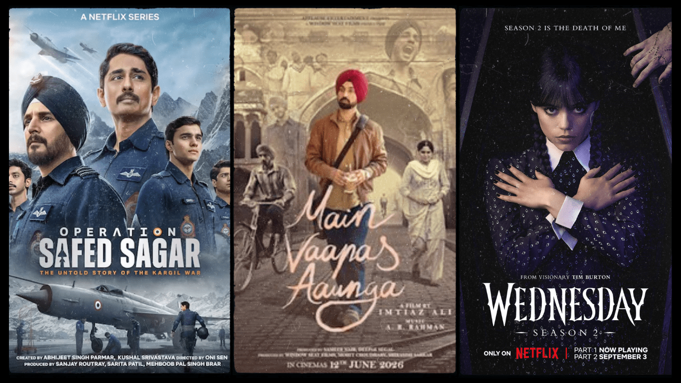 1366x768 OTT Releases This Week (August 3–9): Main Vaapas Aaunga, Operation Safed Sagar, Ted Lasso 4 and More Phalke International Film Festival