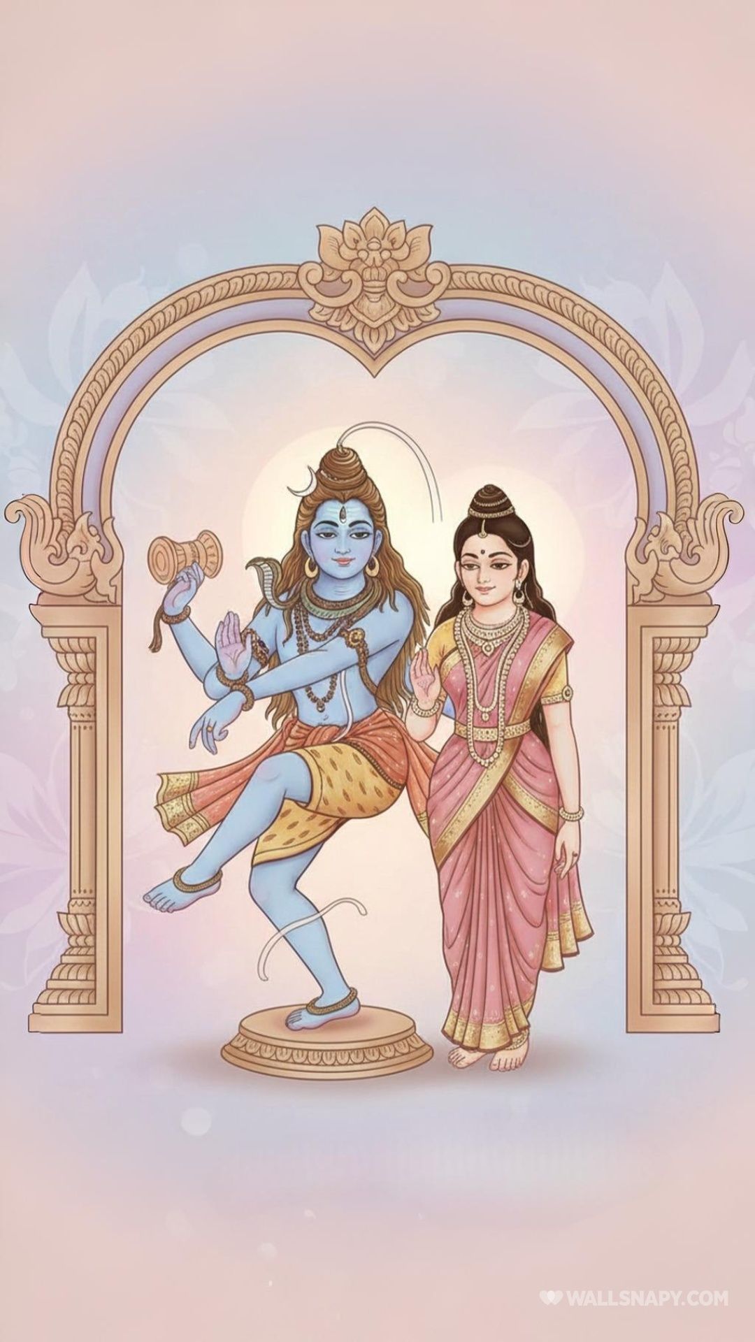 1080x1920 Minimal nadarajar parvathi shiva shakti wallpaper 1080p