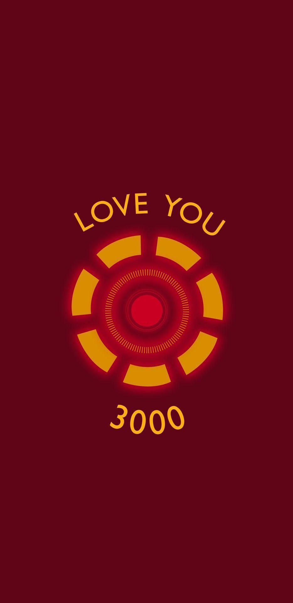 934x1920 Iron Man I Love You 3000 Wallpaper