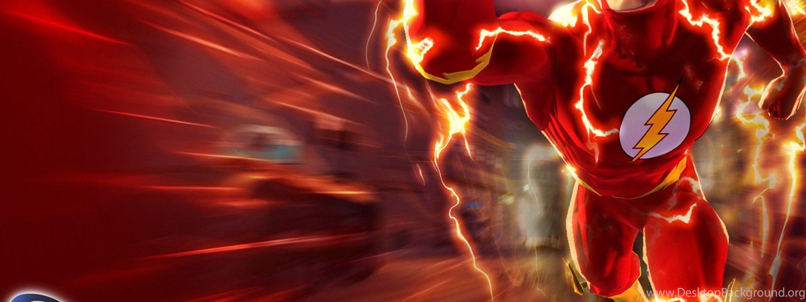 Flash Dual Monitor Wallpaper 3840x1080 Zoom Flash Wallpaper 4k