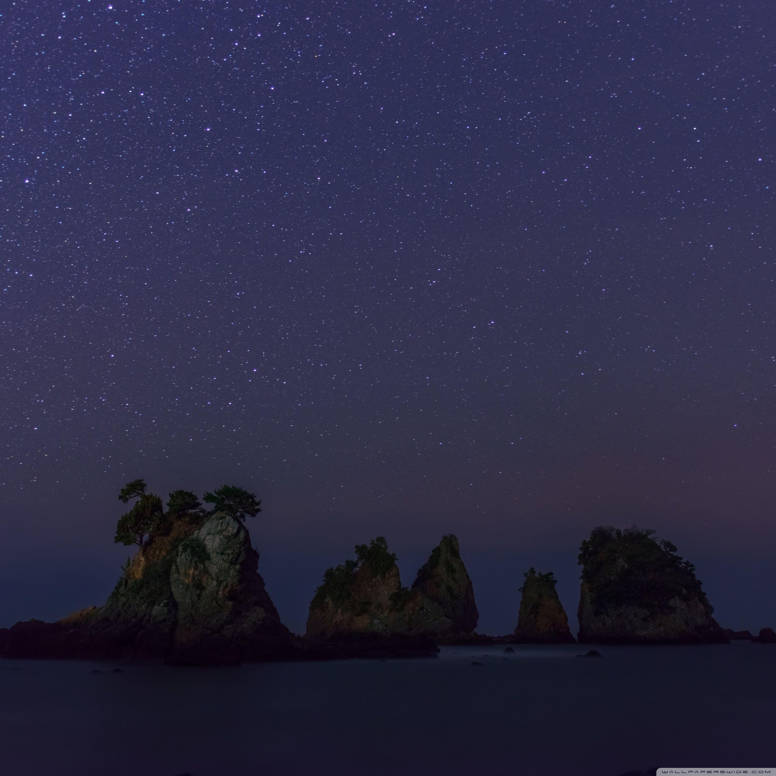 2560x2560 Night Sky Japan ❤ 4K HD Desktop Wallpaper for • Tablet • Smartphone