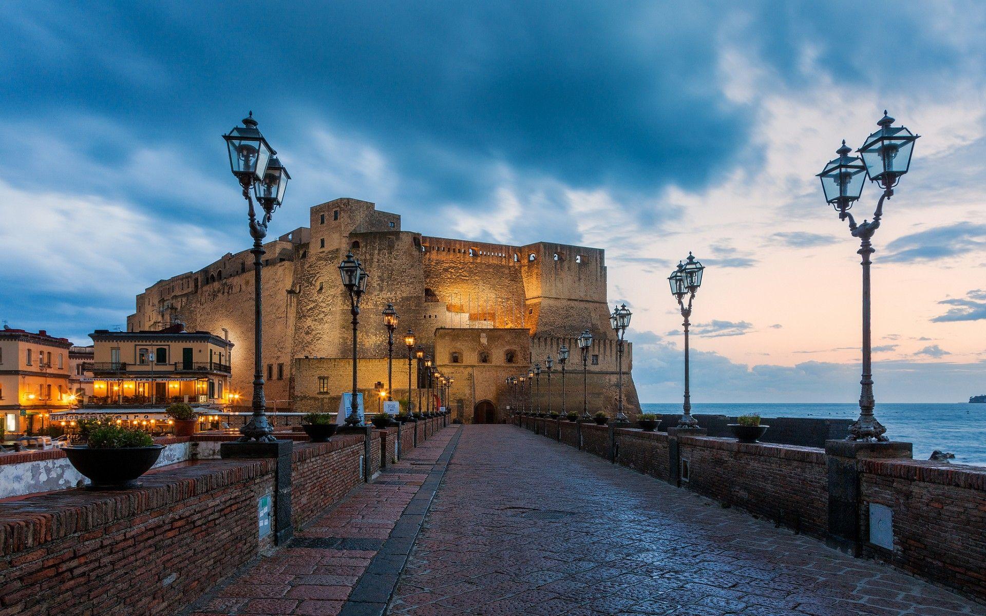 1920x1200 Castel dell'Ovo HD Wallpaper and Background Image