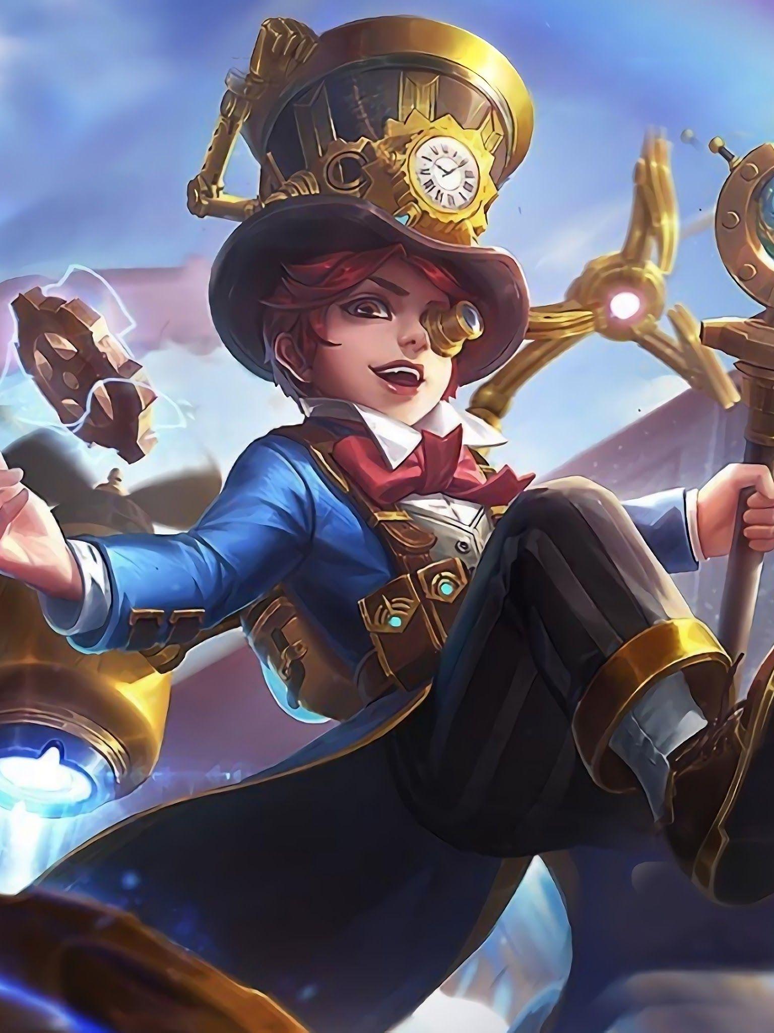 1536x2048 Harley Great Inventor Skin Mobile Legends 4K Wallpaper