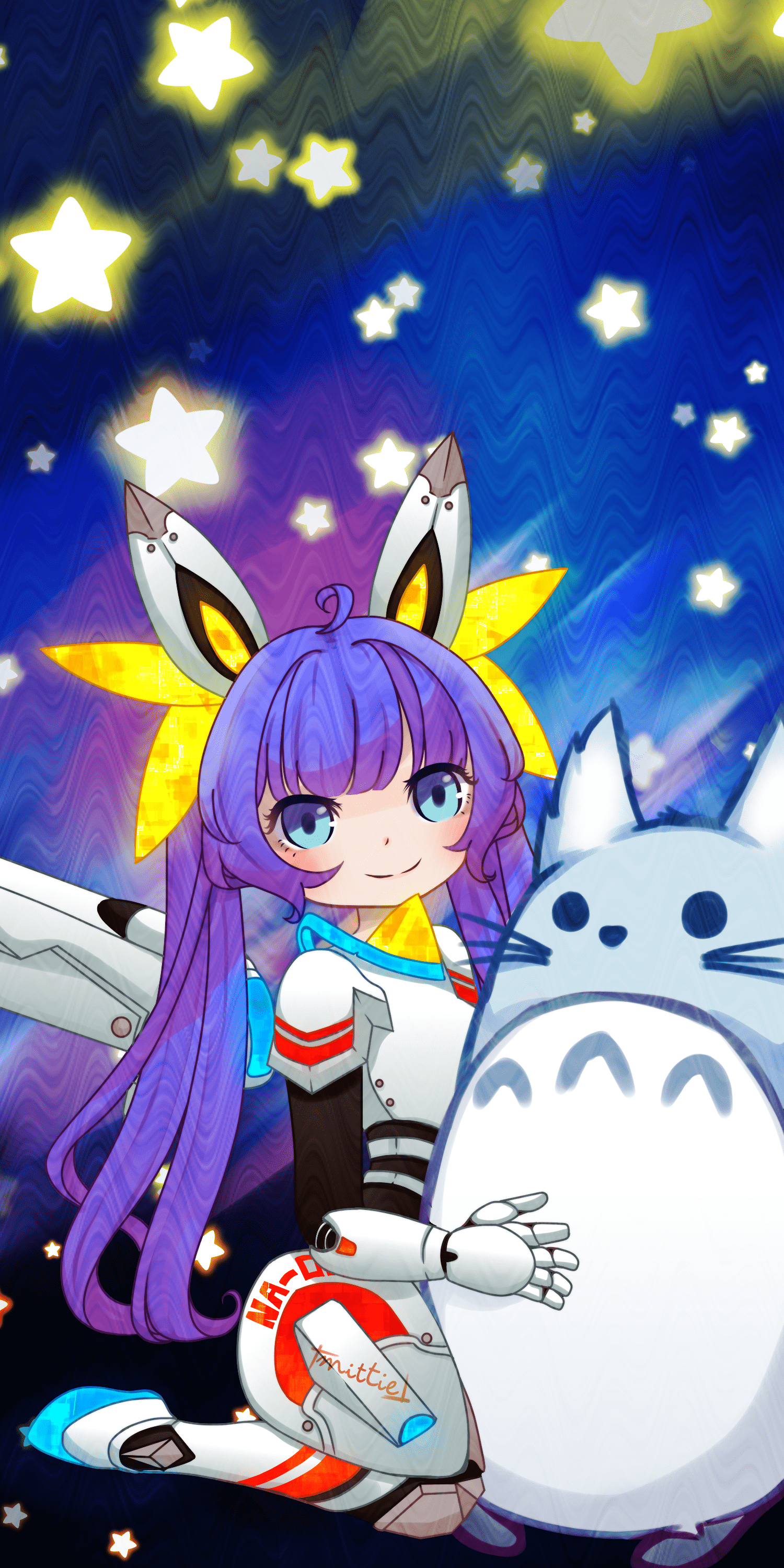 1500x3000 Mecha Baby Nana <3 (Sorry I can't draw Molina well)