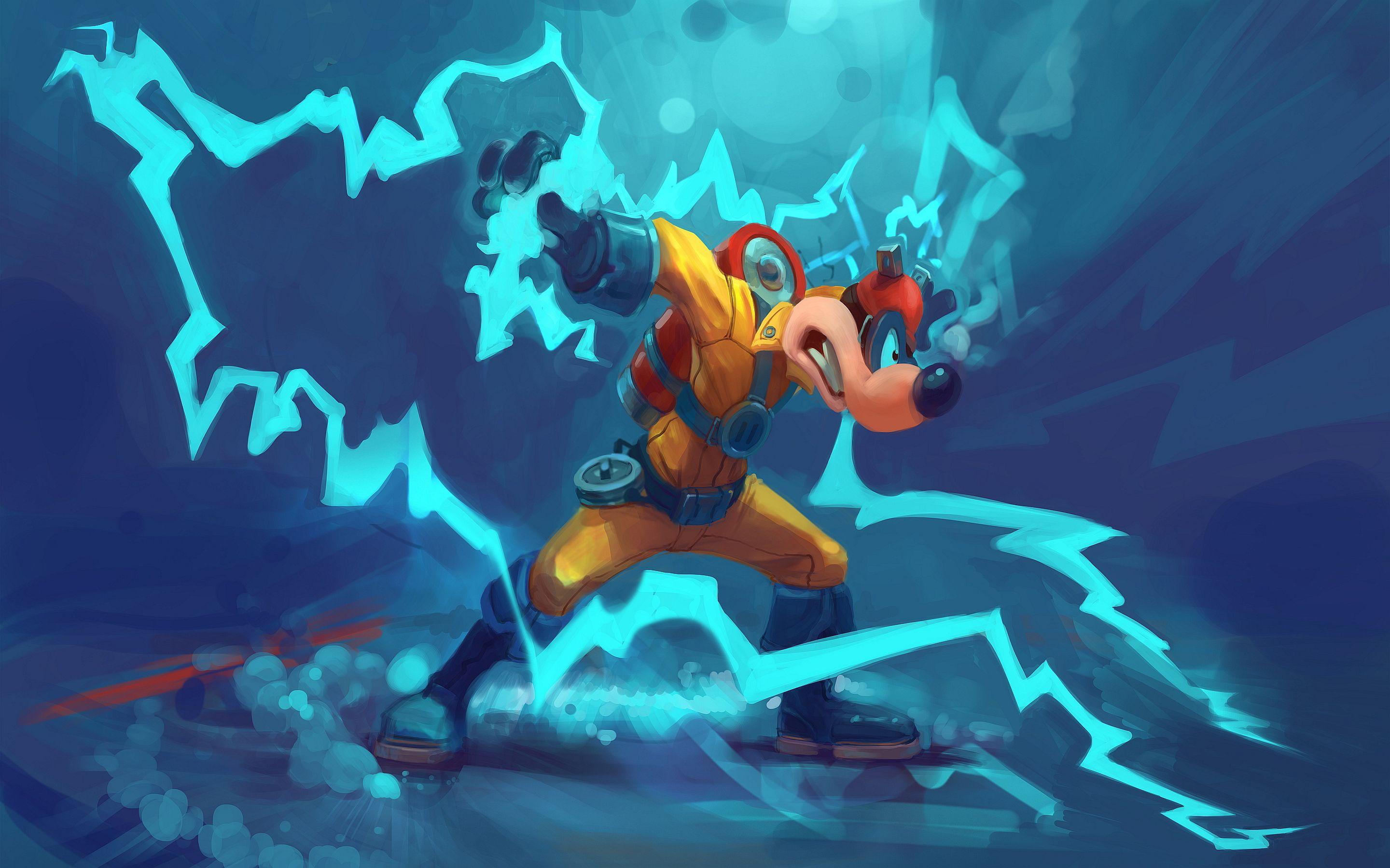 2880x1800 Megavolt darkwing duck wallpaperx1800