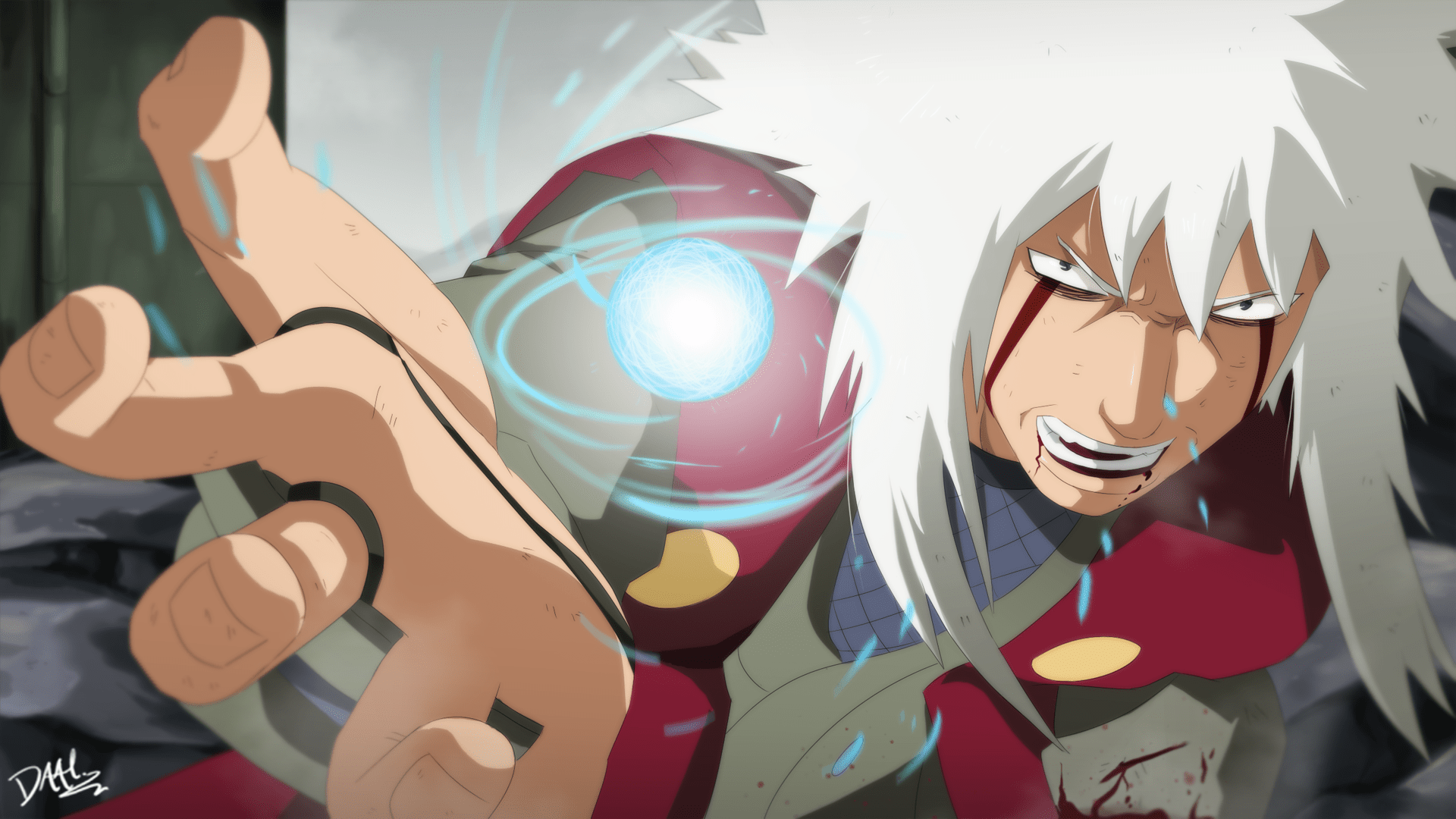1920x1080 Naruto Shippuden Rasengan Jiraiya Hd Wallpaper