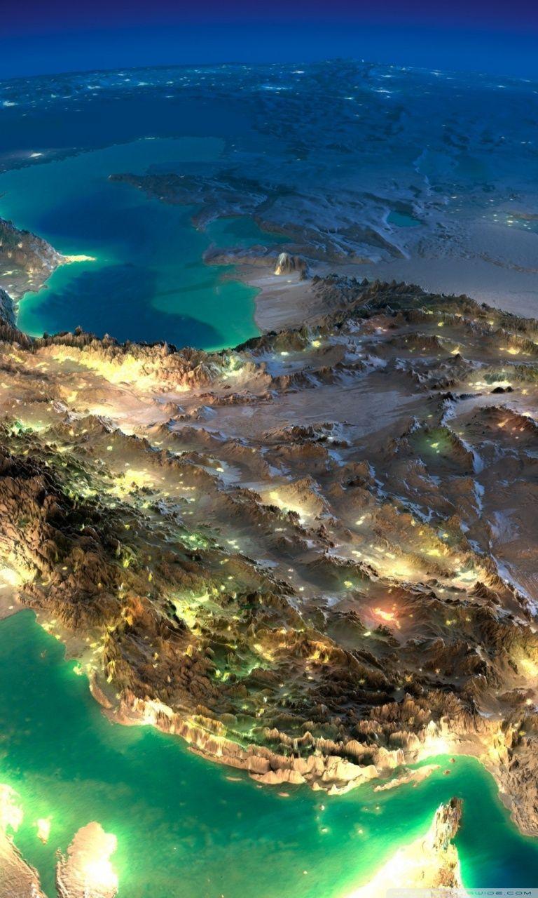 768x1280 Very Nice Satellite Image Of Iran Ultra HD Desktop Background Wallpaper for 4K UHD TV : Multi Display, Dual Monitor : Tablet