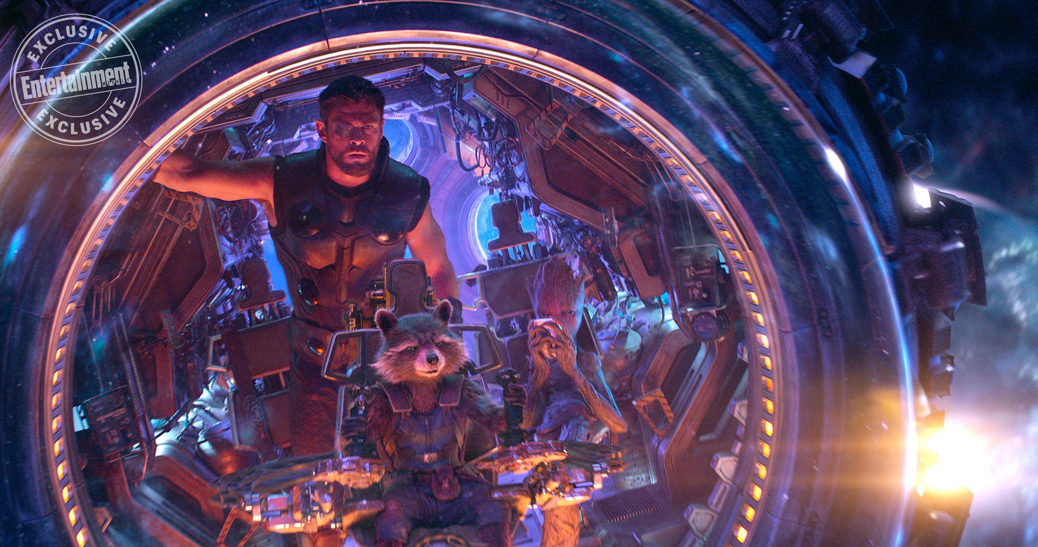 3415x1800 new image from 'Avengers: Infinity War' include Thanos throwing a
