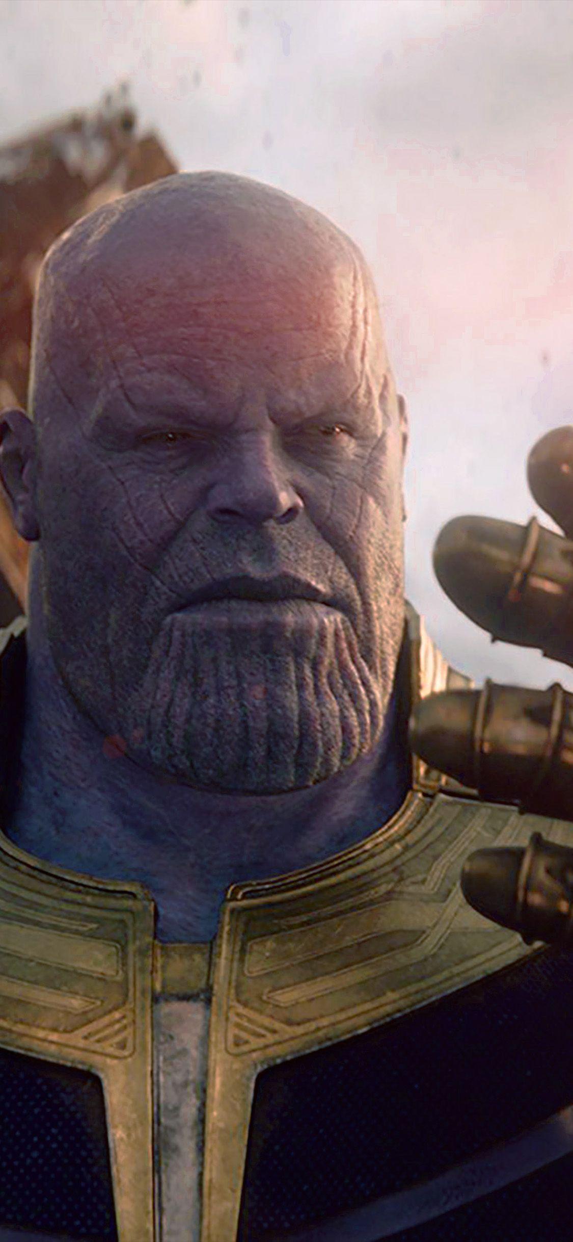 1125x2436 Infinity War Marvel Avengers Thanos Art Illustration Hero