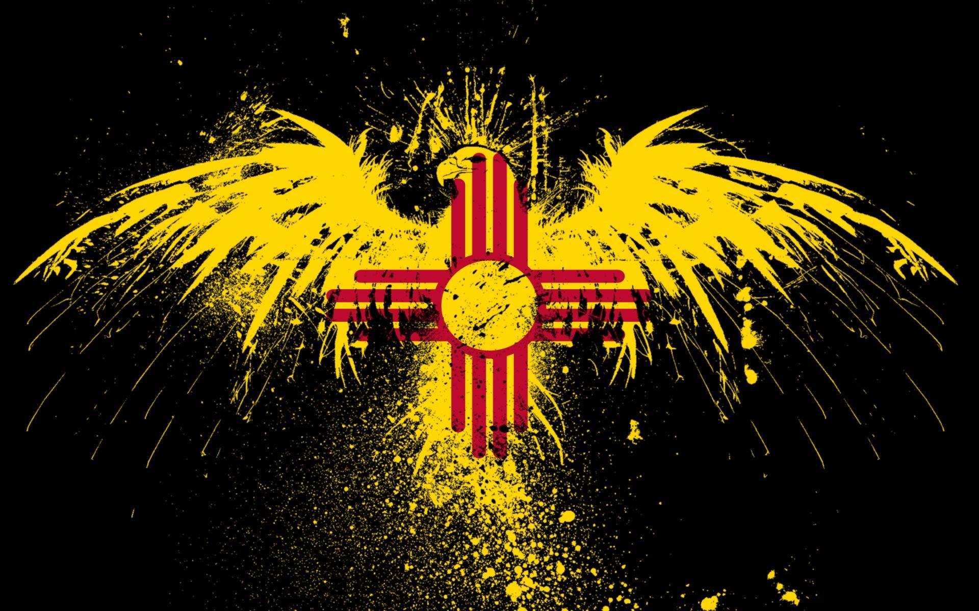 1920x1200 eagles hawk flags usa new mexico state 1920x1200 wallpaper High Quality Wallpaper, High Definition Wallpaper