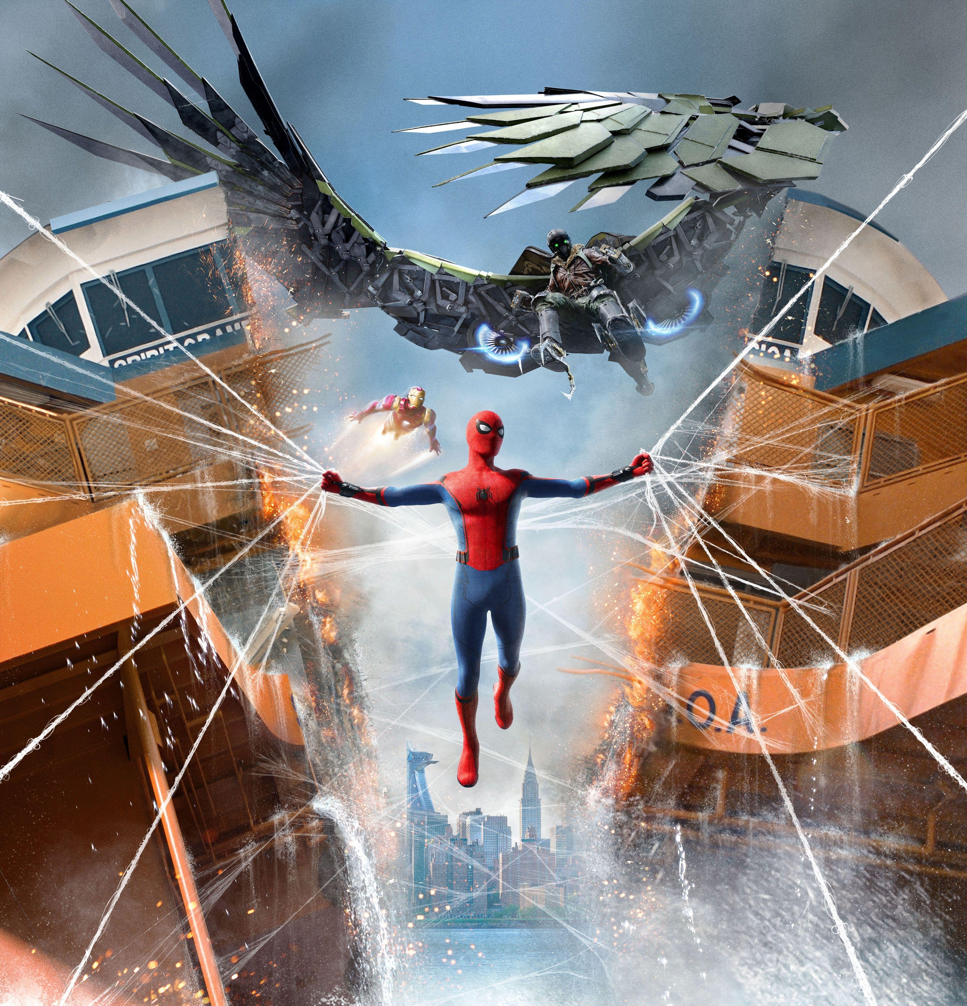 3840x3995 spider man homecoming 4k desktop best wallpaper