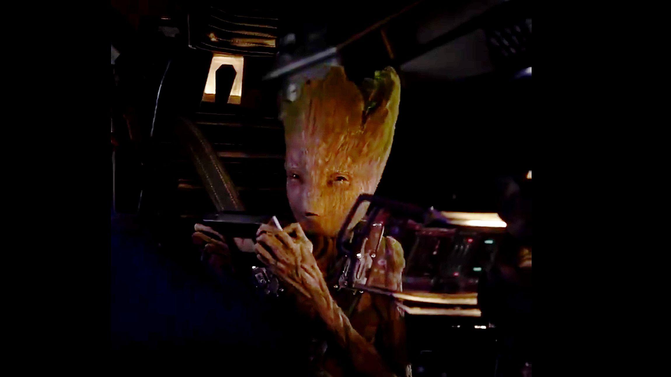 2299x1293 Avengers: Infinity War' New Trailer: Teenage Groot Throws Tantrum