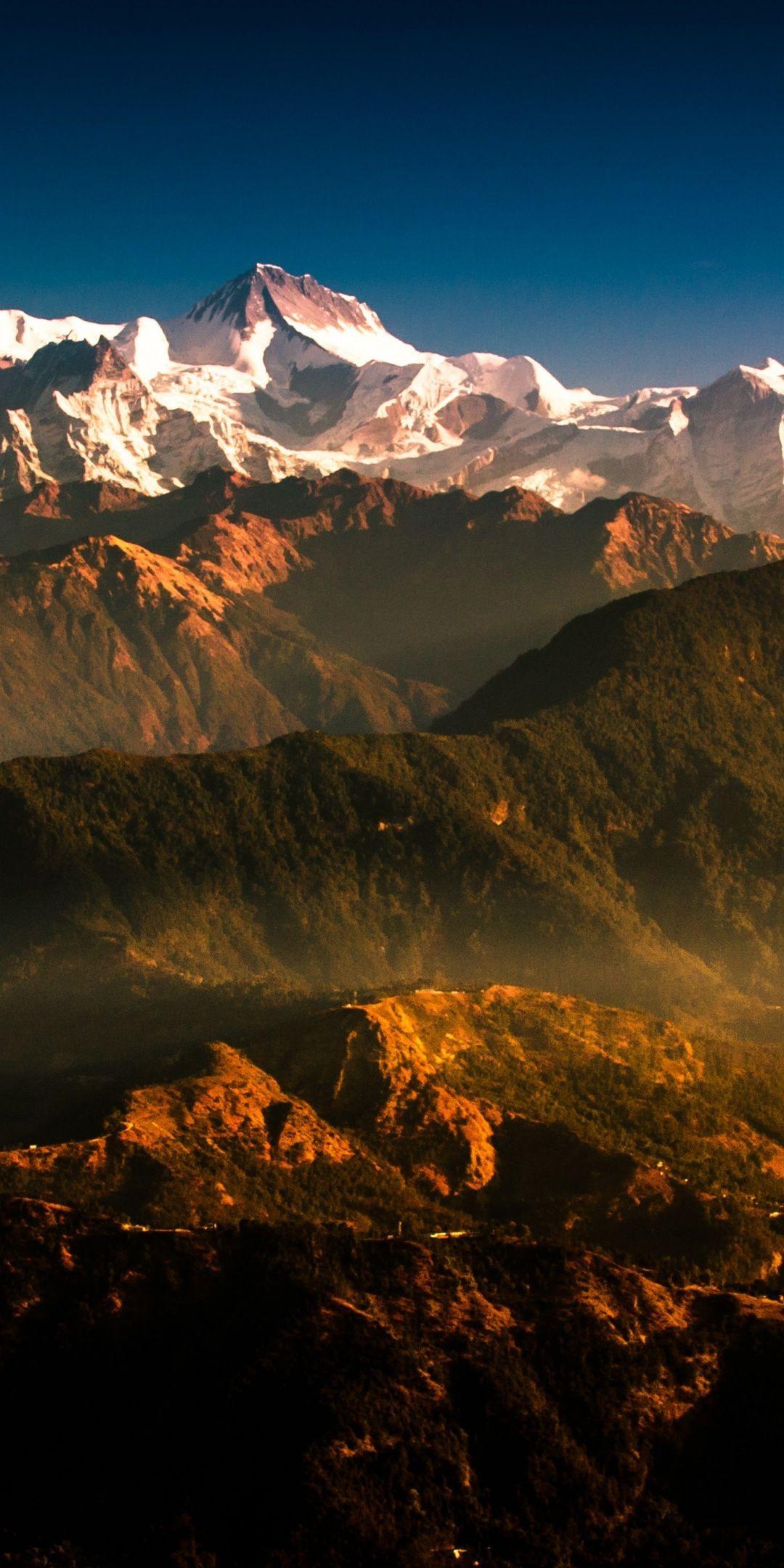 1080x2160 Mountain, Nepal, Himalaya, mountains range, 1080x2160 wallpaper. Beautiful nature wallpaper, Beautiful landscape photography, Nature wallpaper