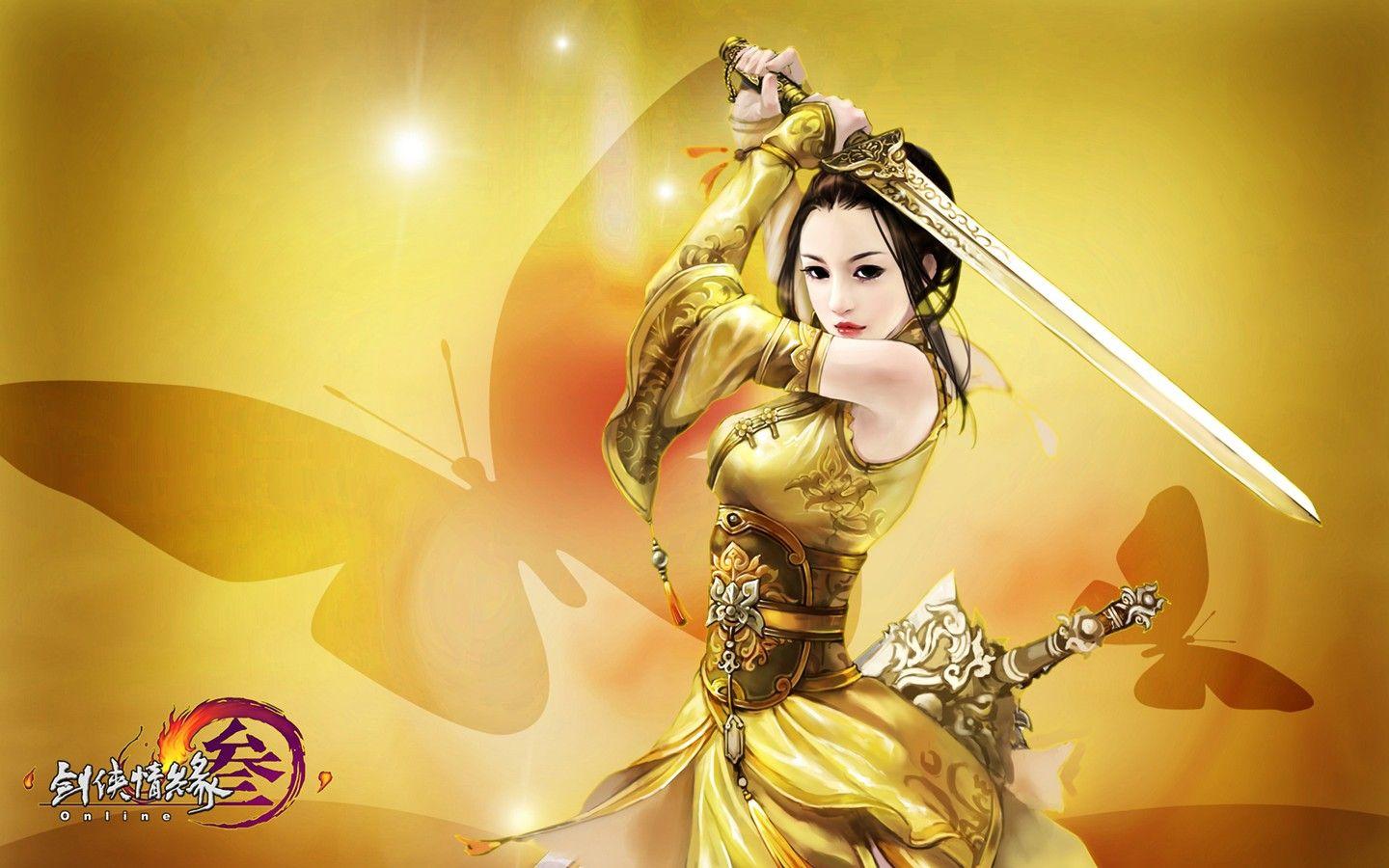 1440x900 D martial arts online game wallpaper of JX 30231 / Games