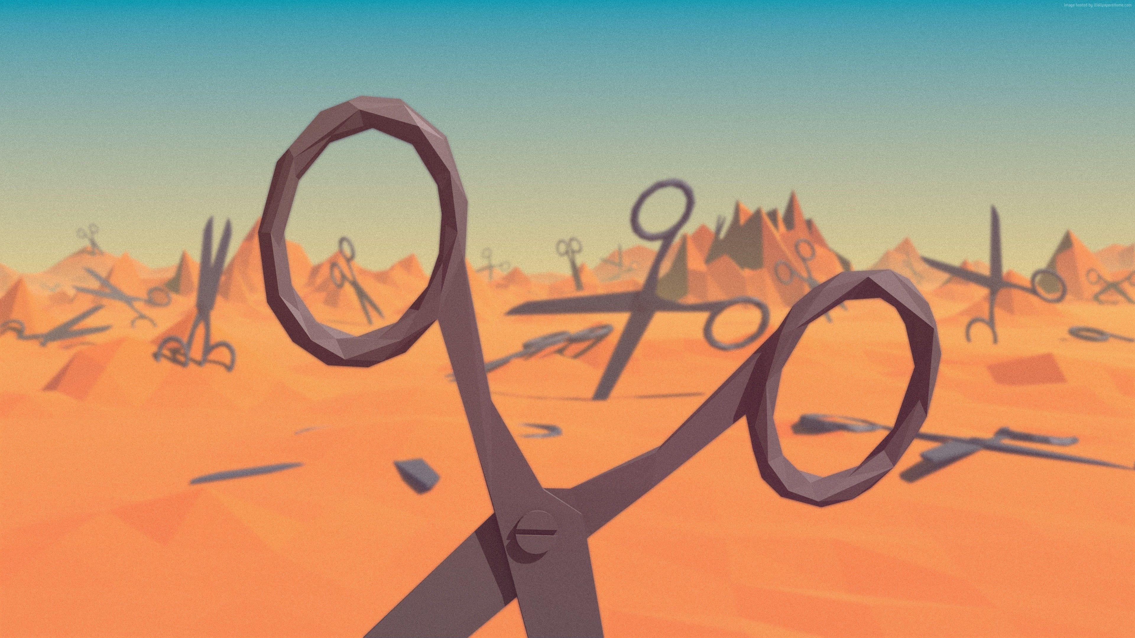3840x2160 #nature, #scissors, D, k, #polygon, #low poly, #landscape, k wallpaper. Mocah.org HD Desktop Wallpaper