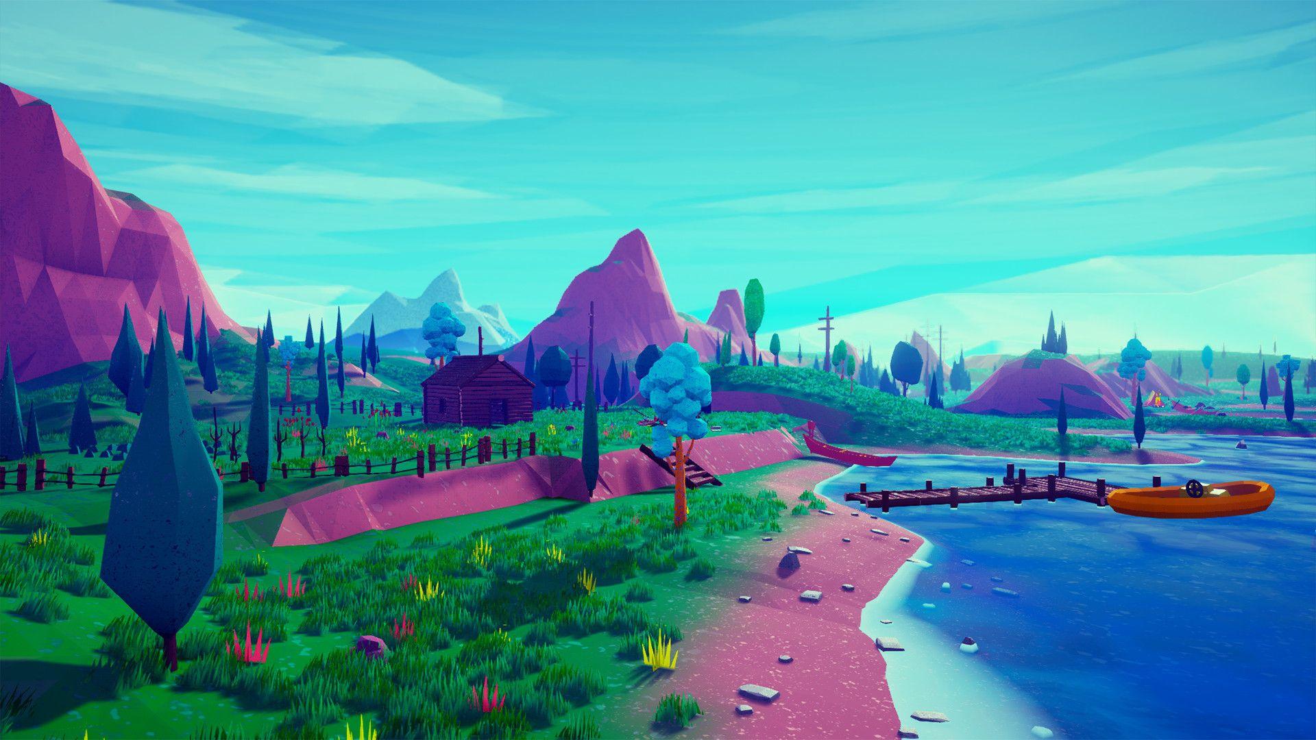 Low Poly Landscape Wallpapers Top Free Low Poly Landscape Backgrounds Wallpaperaccess 