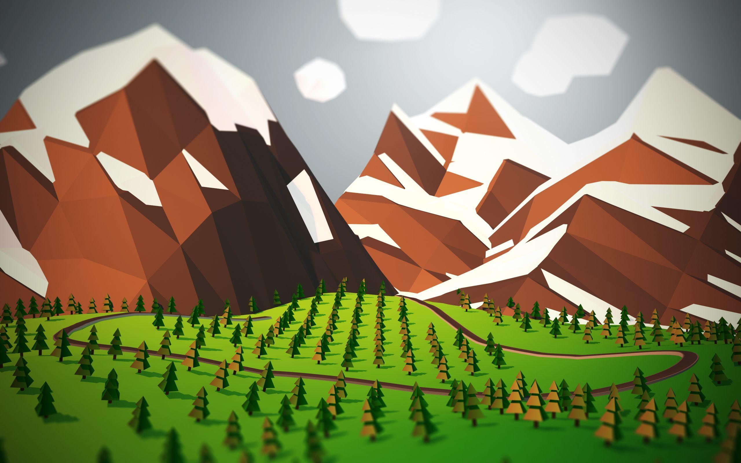 Low Poly Landscape Wallpapers - Top Free Low Poly Landscape Backgrounds ...