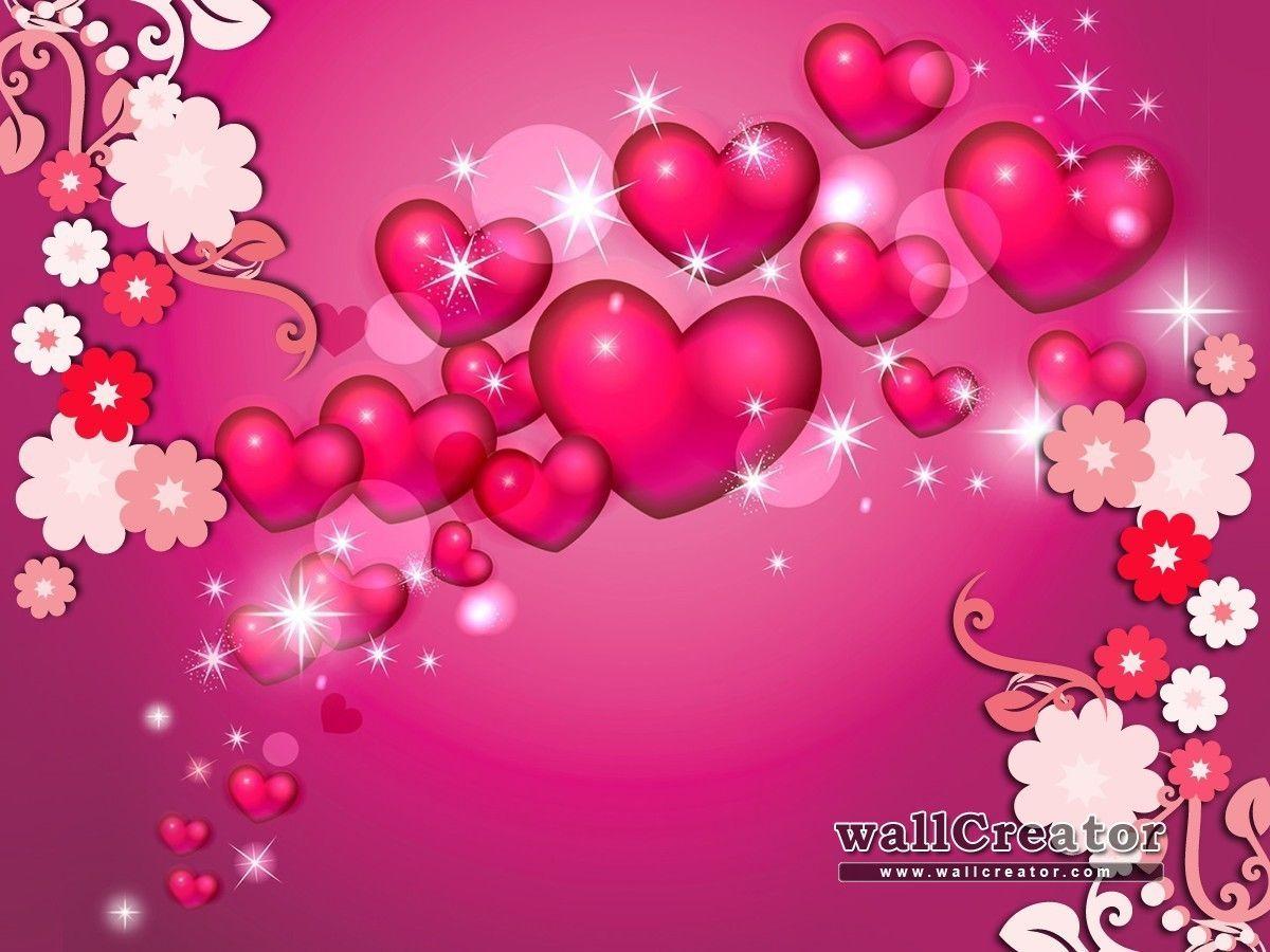 Flower Heart flowers love pink HD phone wallpaper  Peakpx