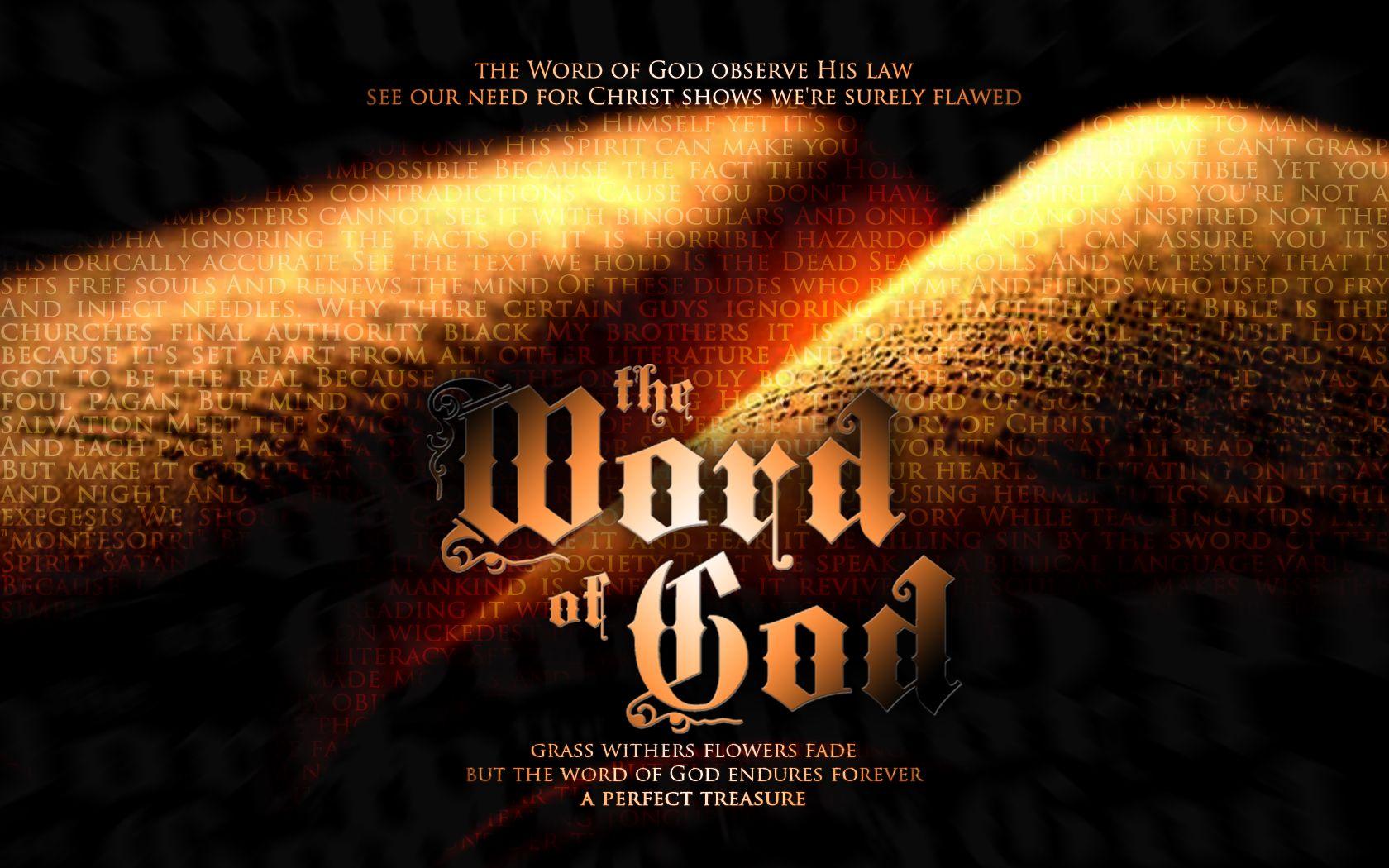 1680x1050 WORD of GOD. Sermon Jam Transcripts
