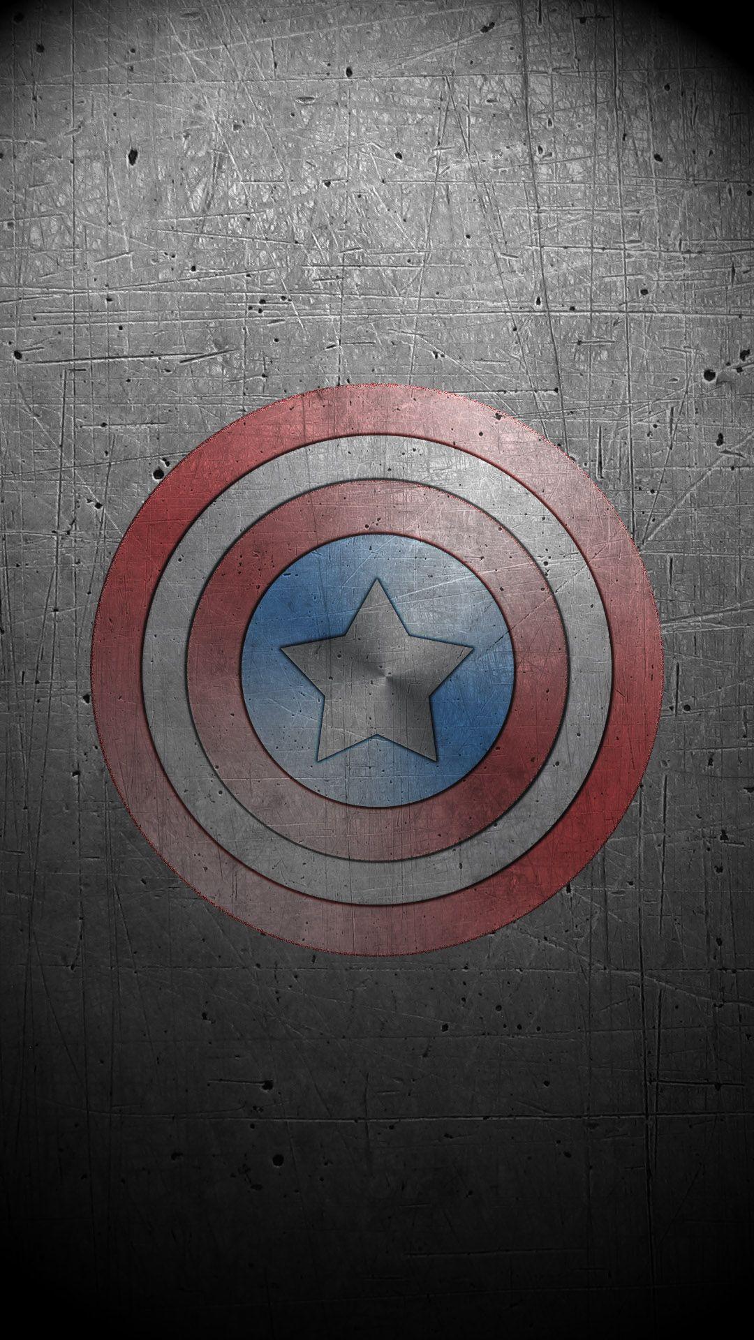 1080x1920 Captain America shield wallpaper