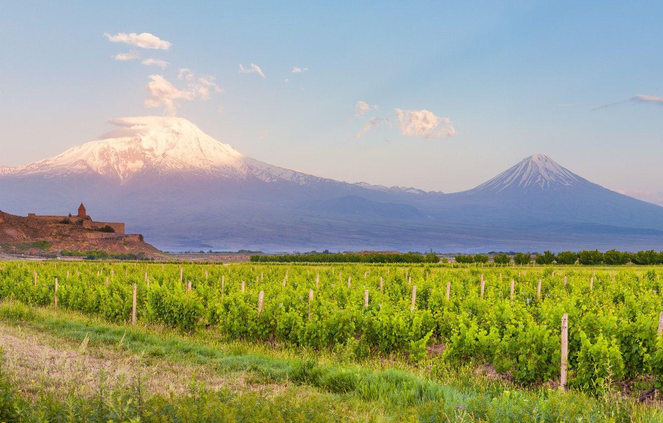 1332x850 Wallpaper Armenia, Ararat, Hayastan, Xor virap image for desktop, section пейзажи
