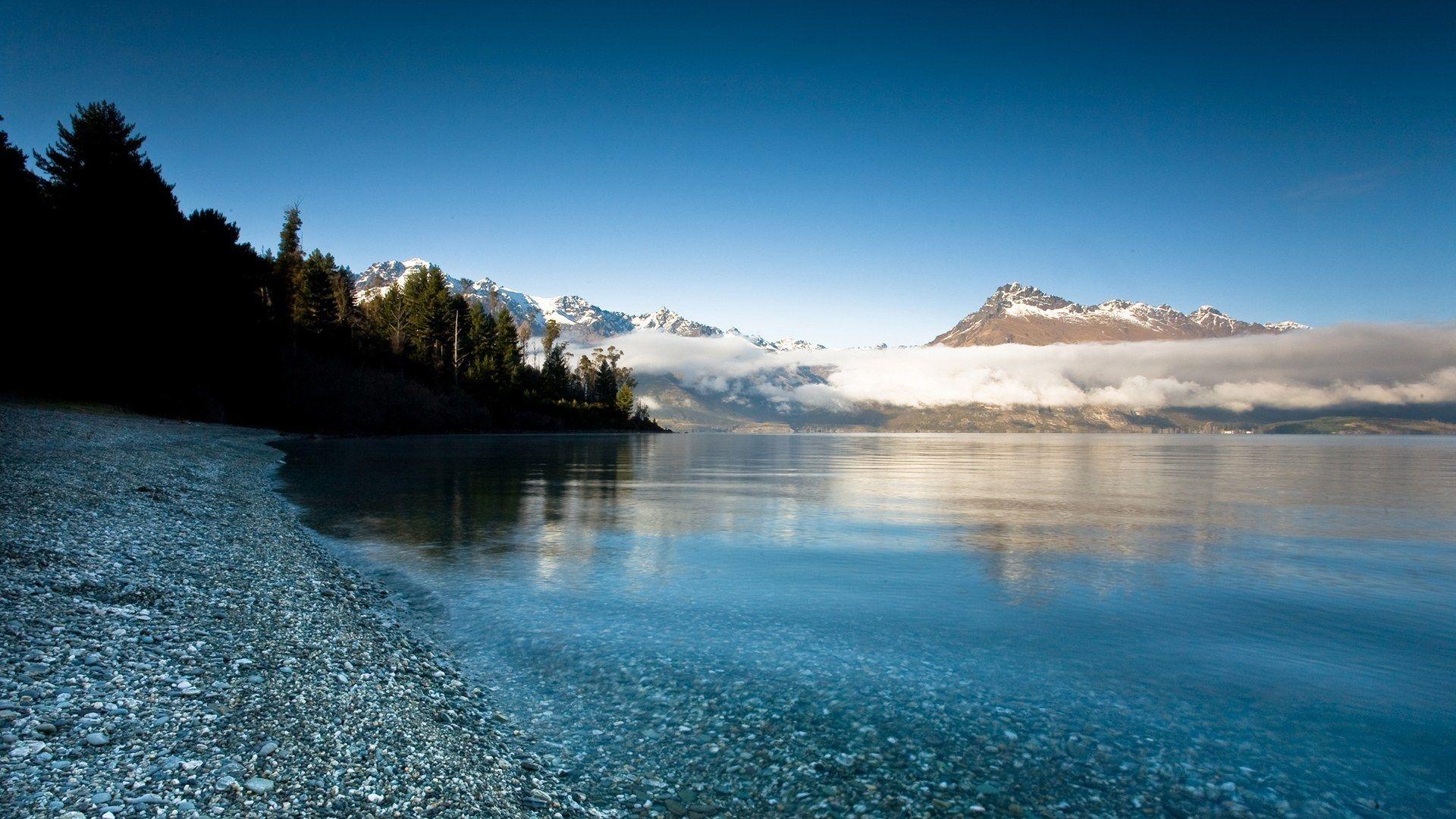 1920x1080 HD New Zealand Zealand's Mountians and Sea1920*1080第10 Desktop Wallpaper