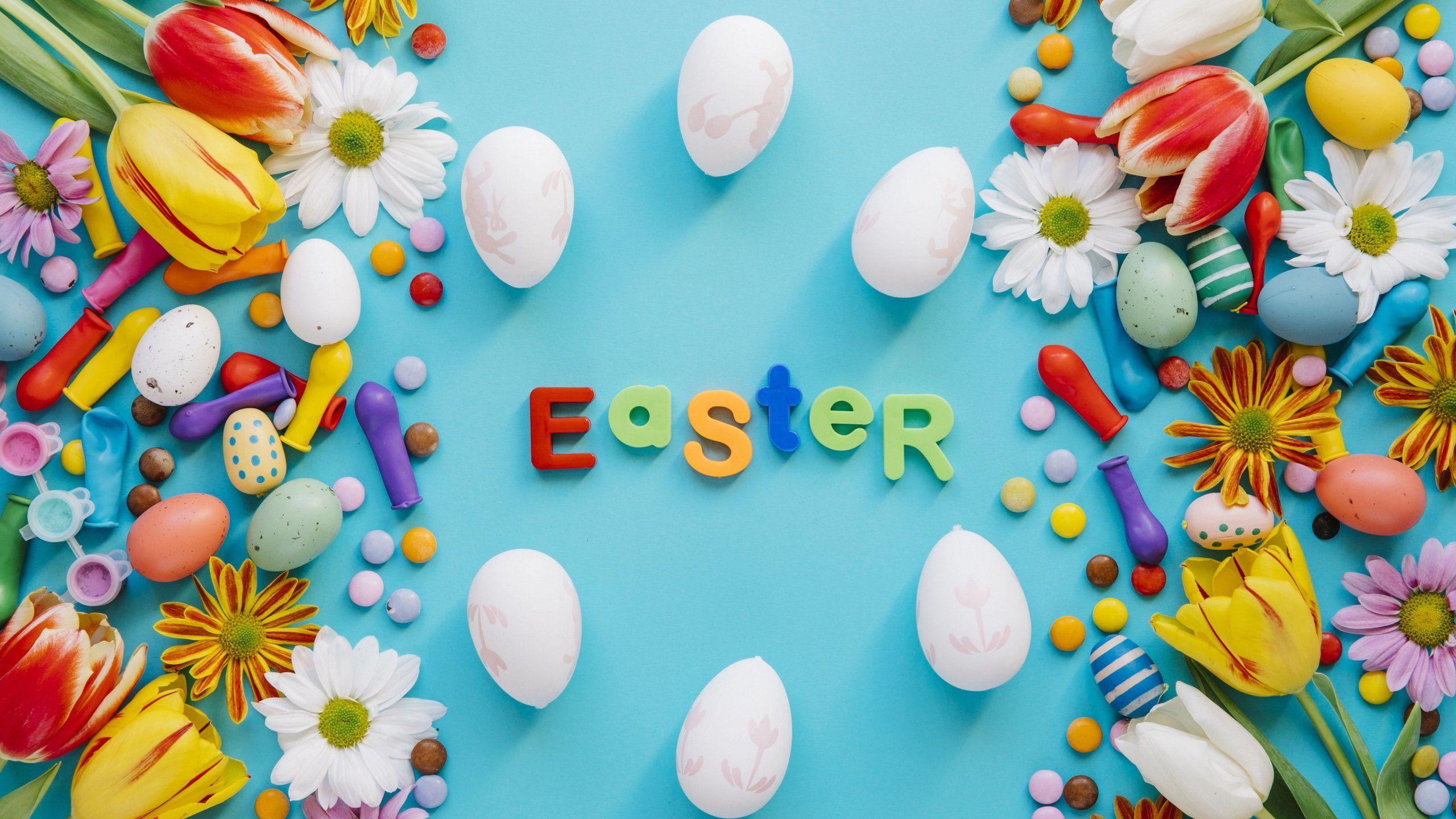 2560x1440 Easter 4K wallpaper for your desktop or mobile screen free and easy to download