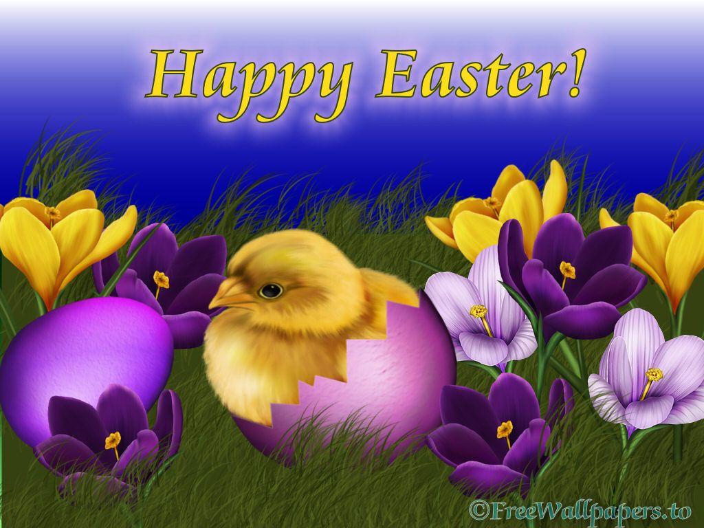 1024x768 Free Easter Wallpaper for Desktop