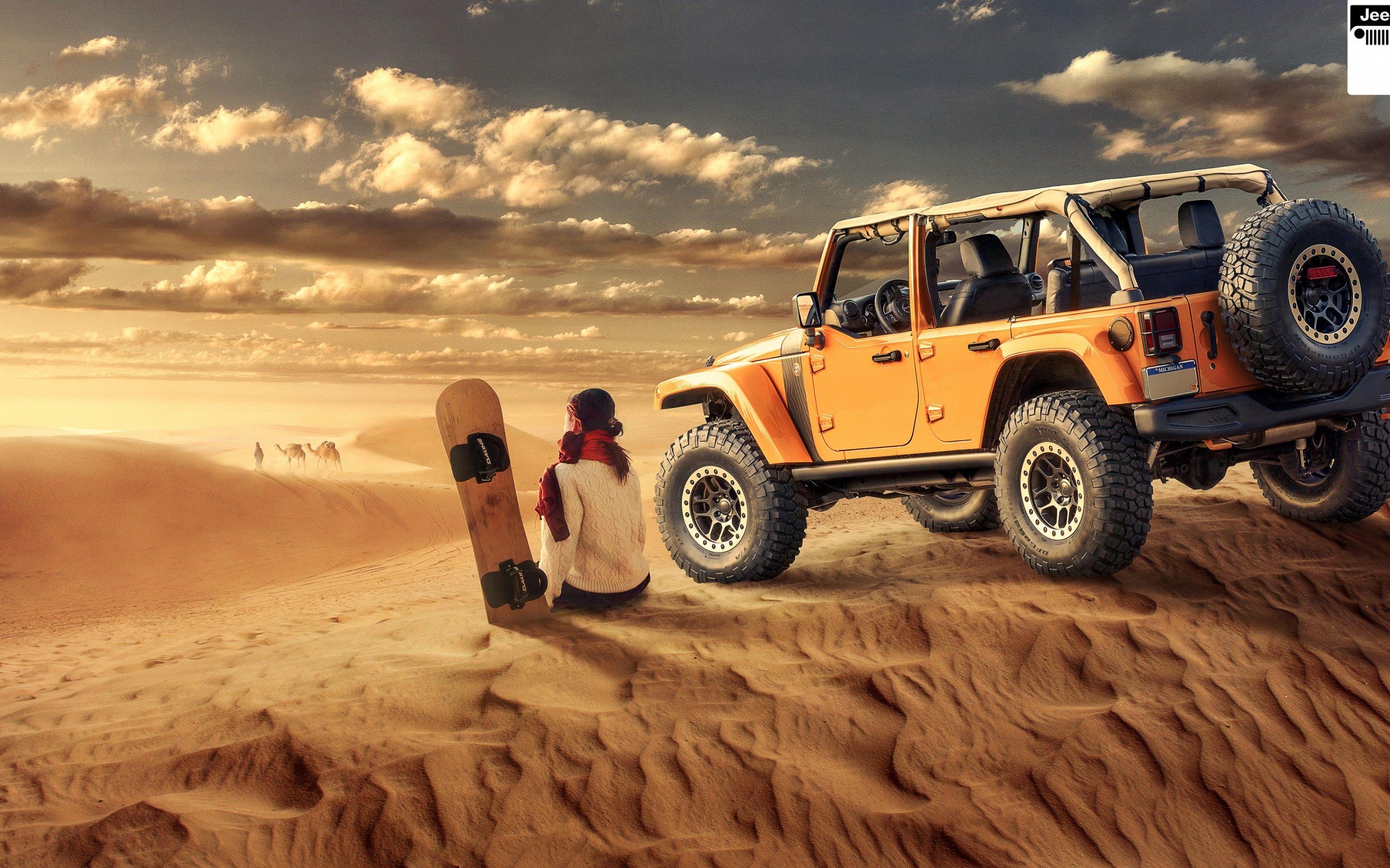 2880x1800 Wallpaper Jeep Wrangler, Desert, Off Roading, Girl, HD, Automotive,. Wallpaper For IPhone, Android, Mobile And Desktop