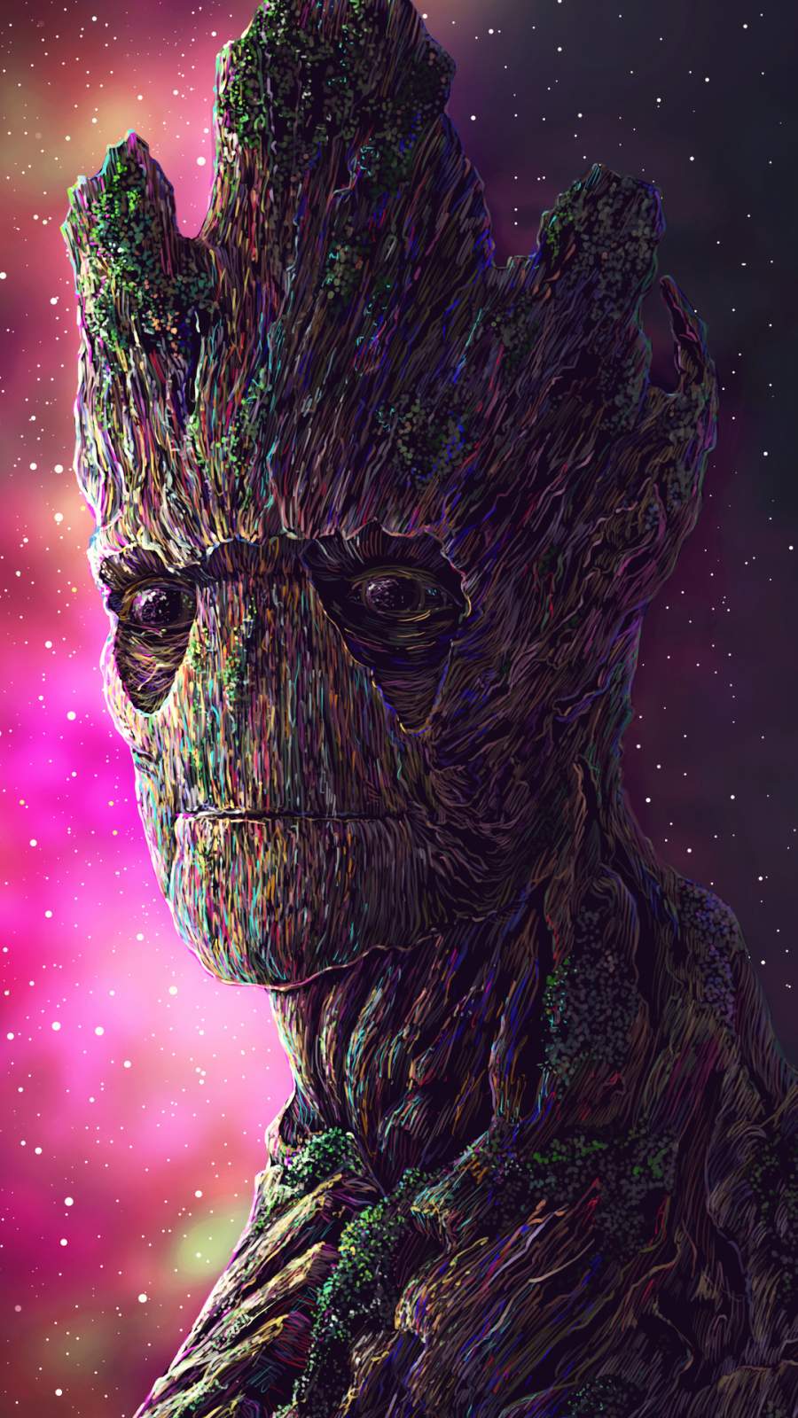 900x1600 Groot Digital Art iPhone Wallpaper Wallpaper : iPhone Wallpaper