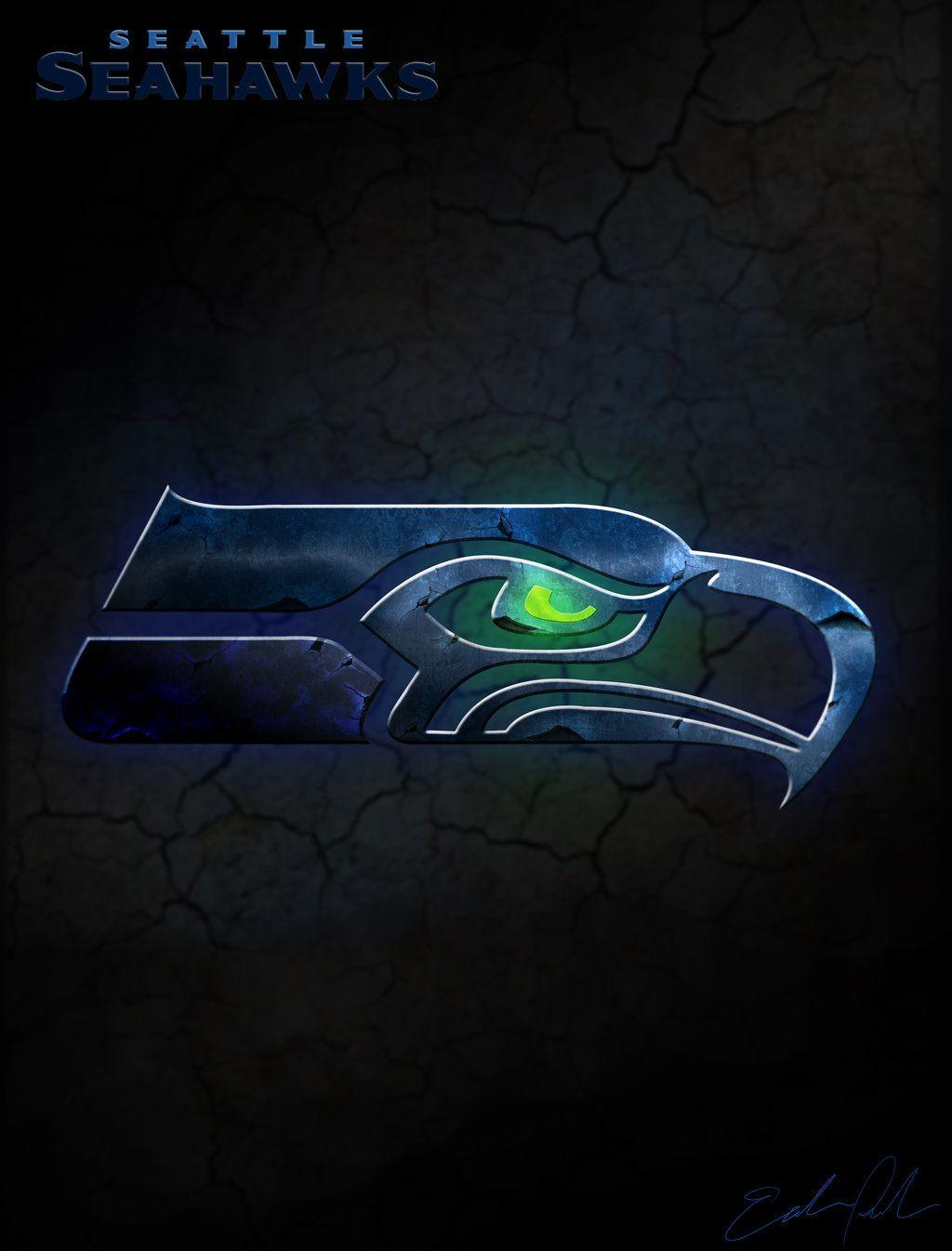 Hình nền Logo Seahawks 1024x1346