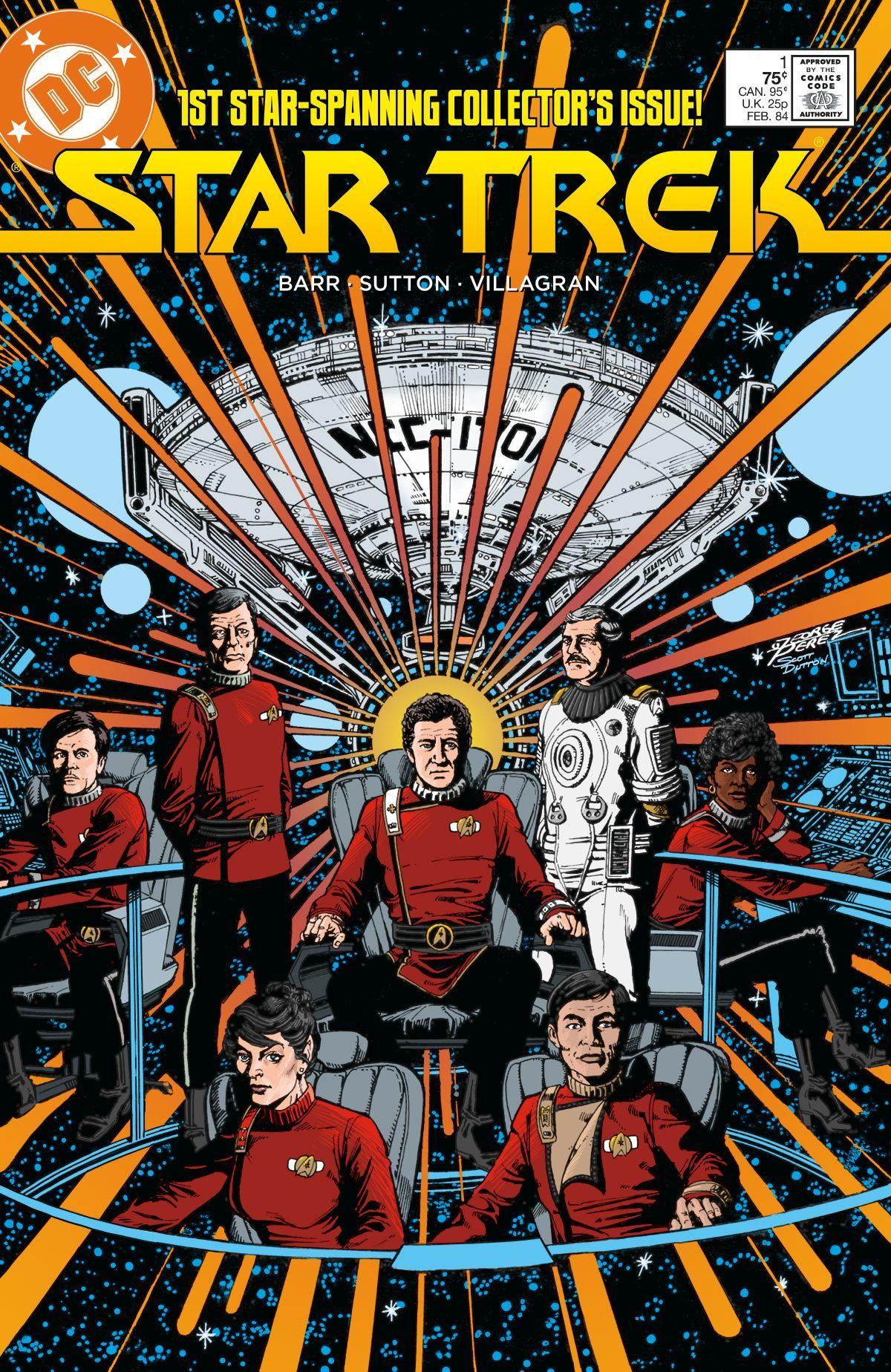 1200x1848 Star Trek DC v1 No. 1 Cover by George Pérez. George perez, Star trek, Cartoon styles