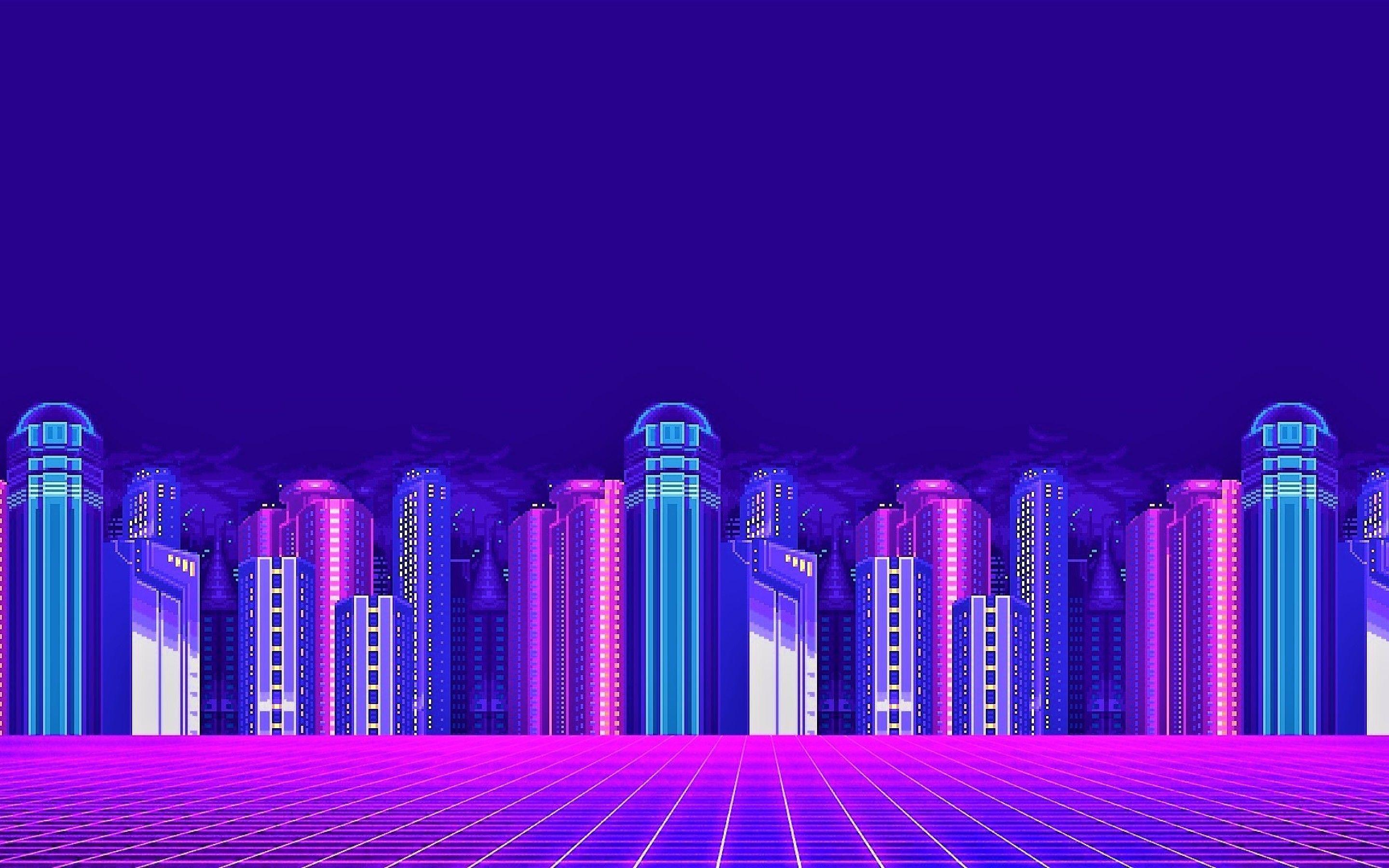 2880x1800 Neon City Macbook Pro Retina Wallpaper, HD Artist 4K Wallpaper, Image, Photo and Background